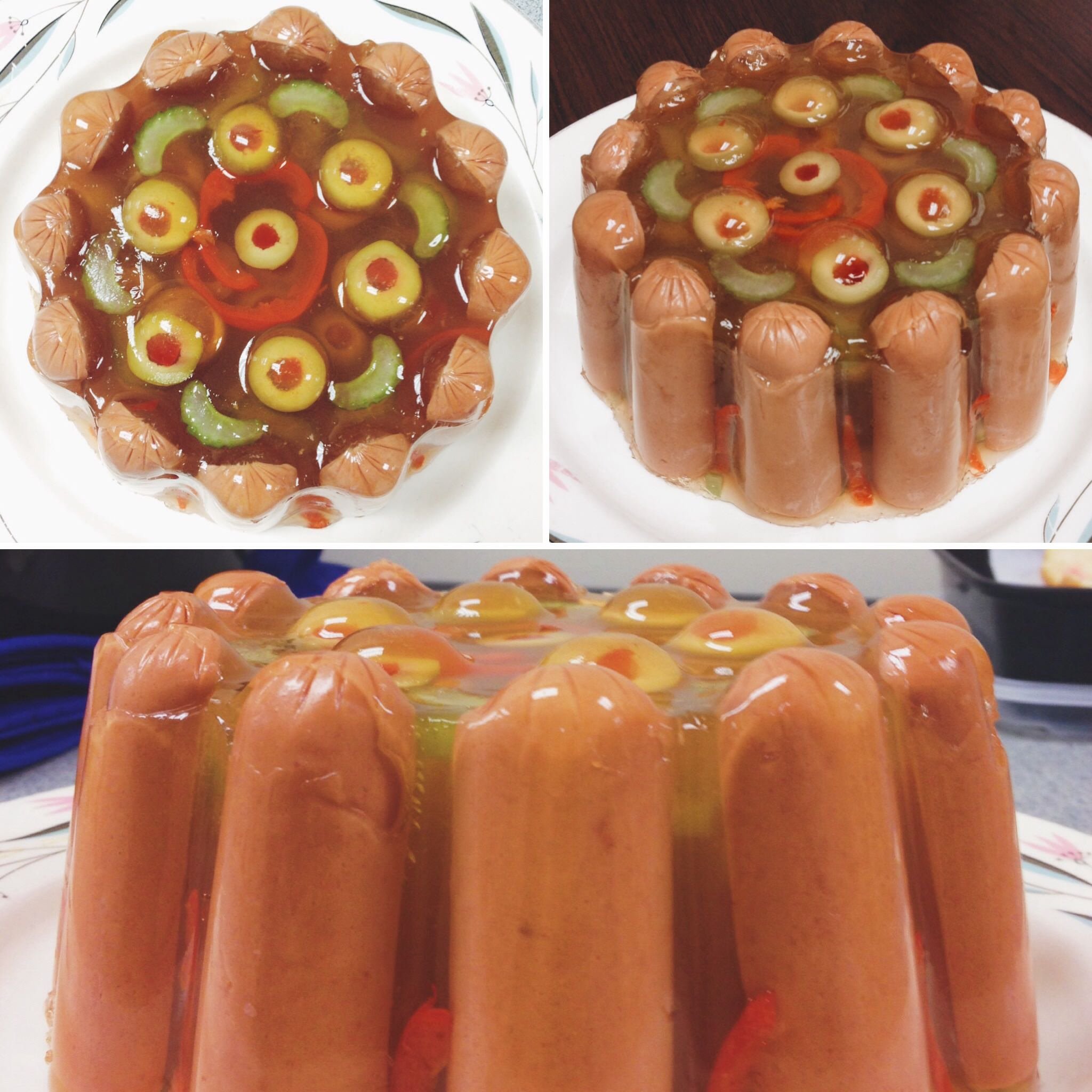 This gelatin, hotdog, celery, pimento hellbeast r/ATBGE