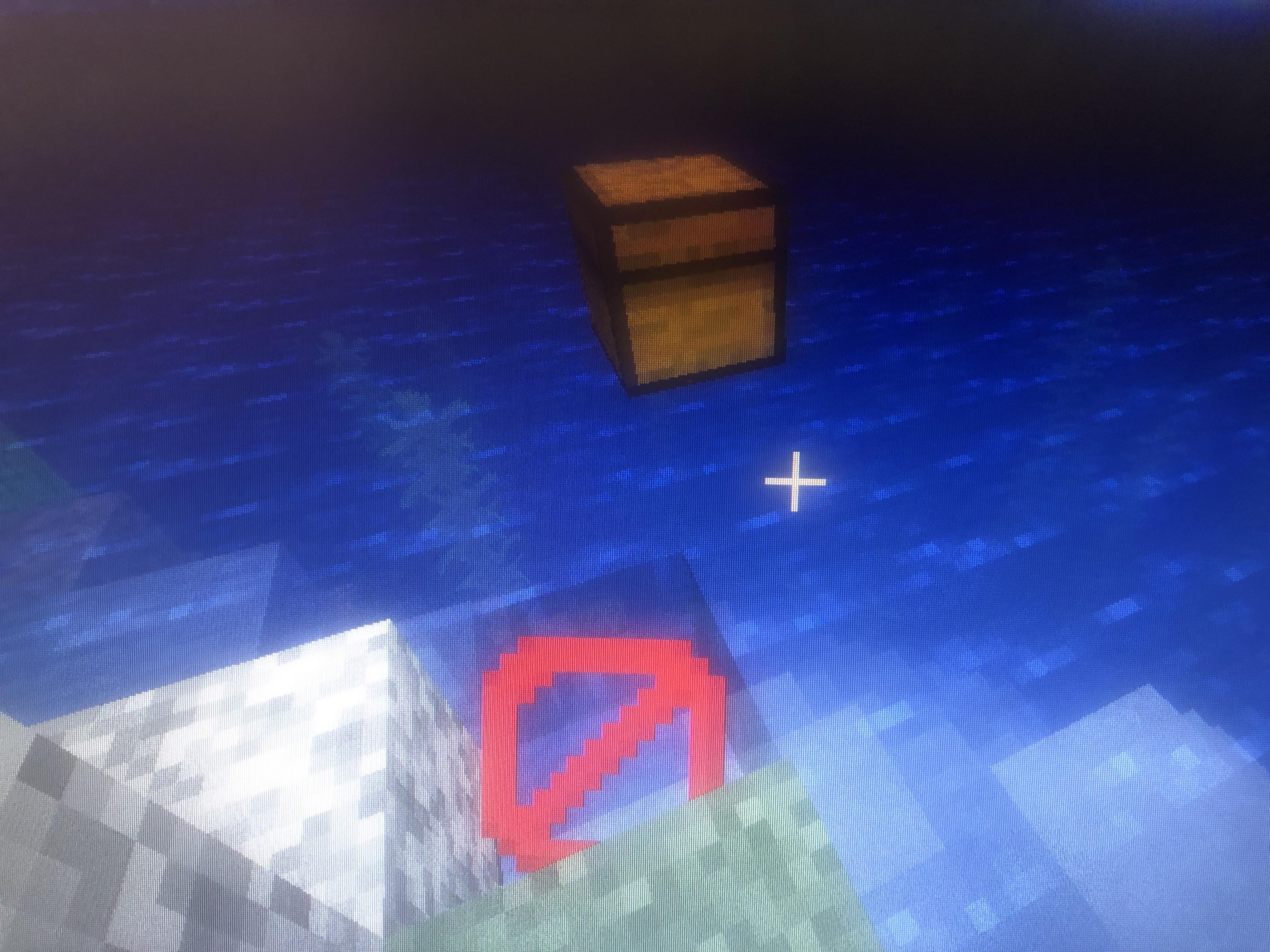 The bonus chest is on water and thats barrier and spots the Different