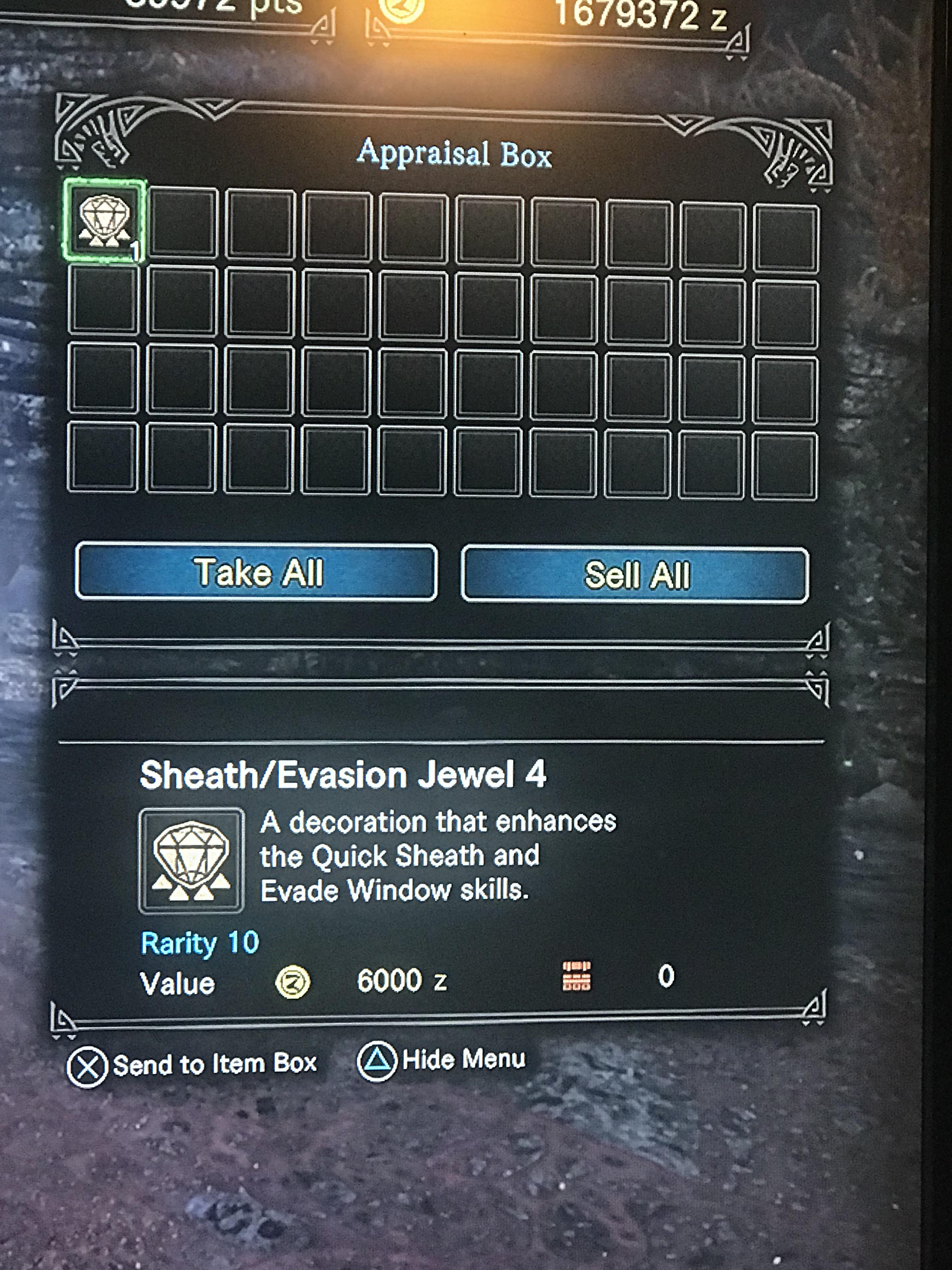 The new "GTFO" Jewel. r/MonsterHunterWorld