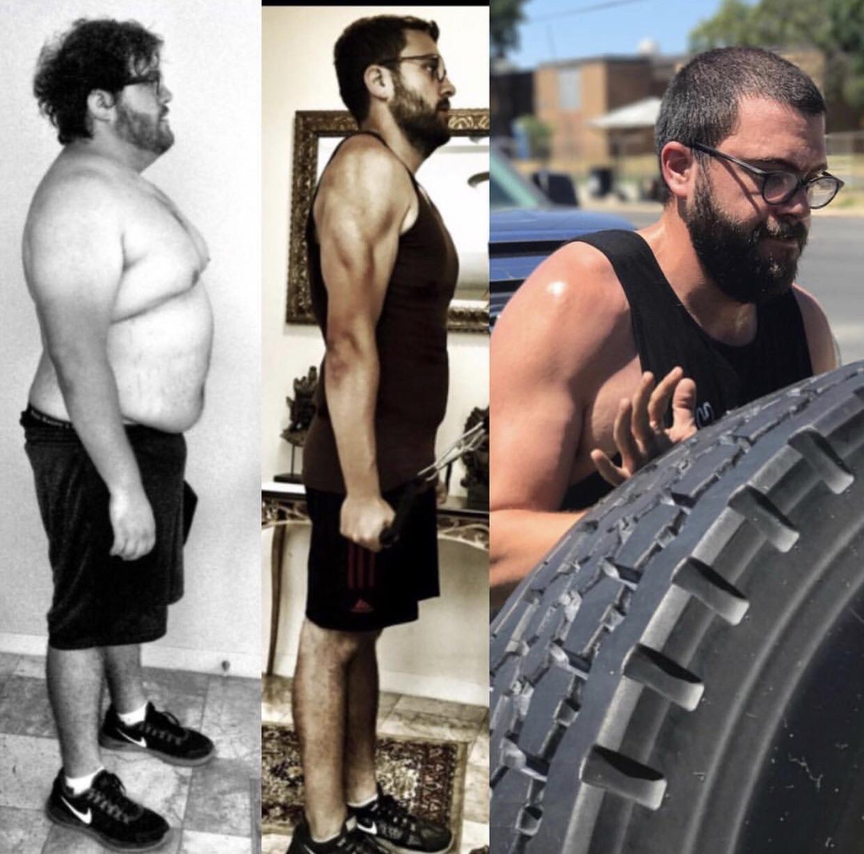 M/26/6Ft [320 > 180 > 200] (9 Months For Weight Loss, 24 Months Muscle Gain) Spare Tire > Flipped Tire : R/Progresspics