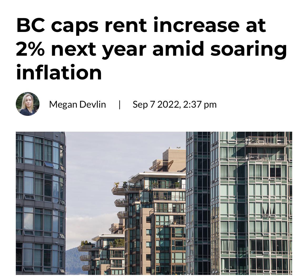 Rent control doesn't work. Canadas housing bubble is slowly popping