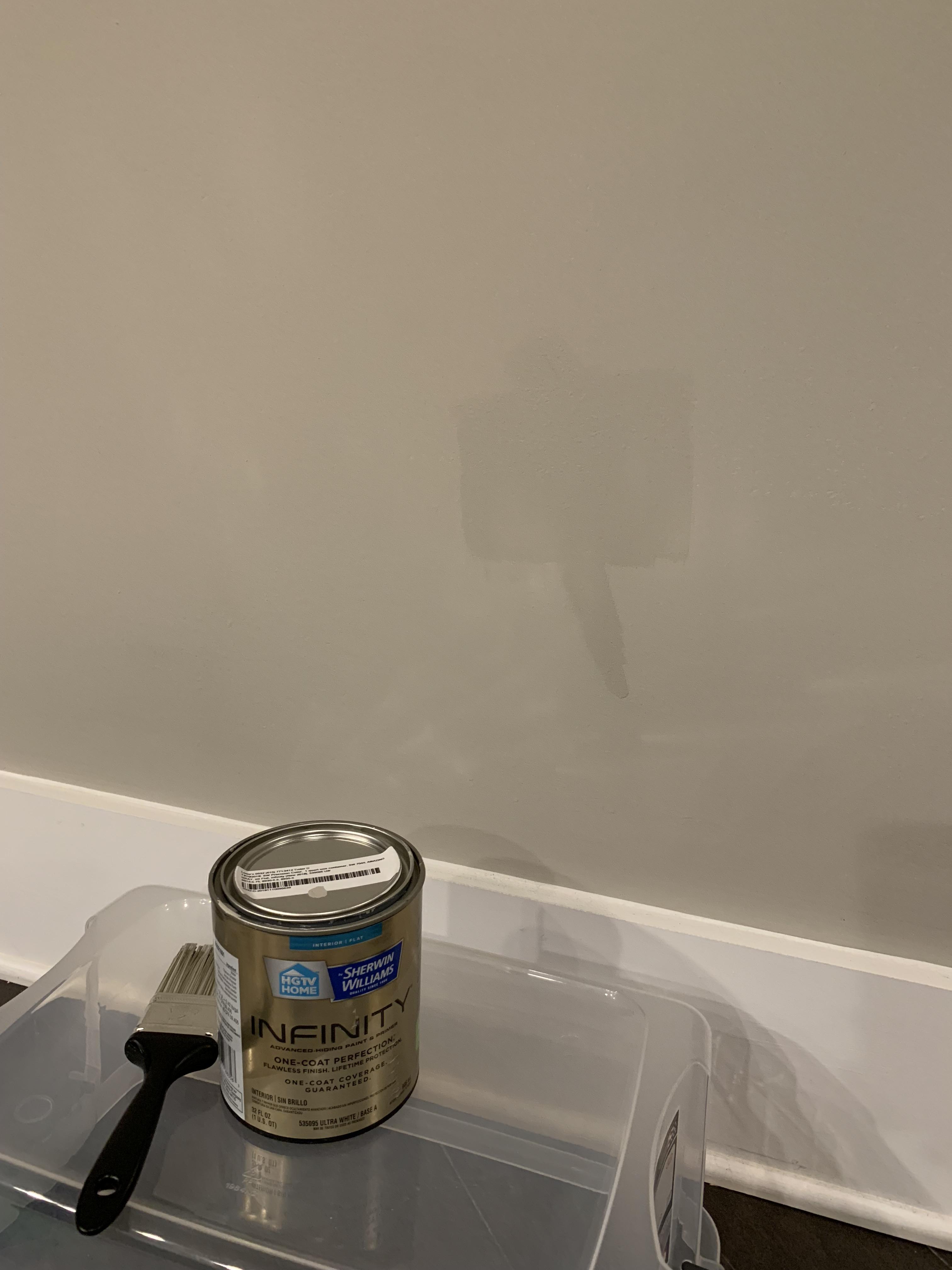 Sherwin Williams Amazing Grey not matching when correcting touch ups