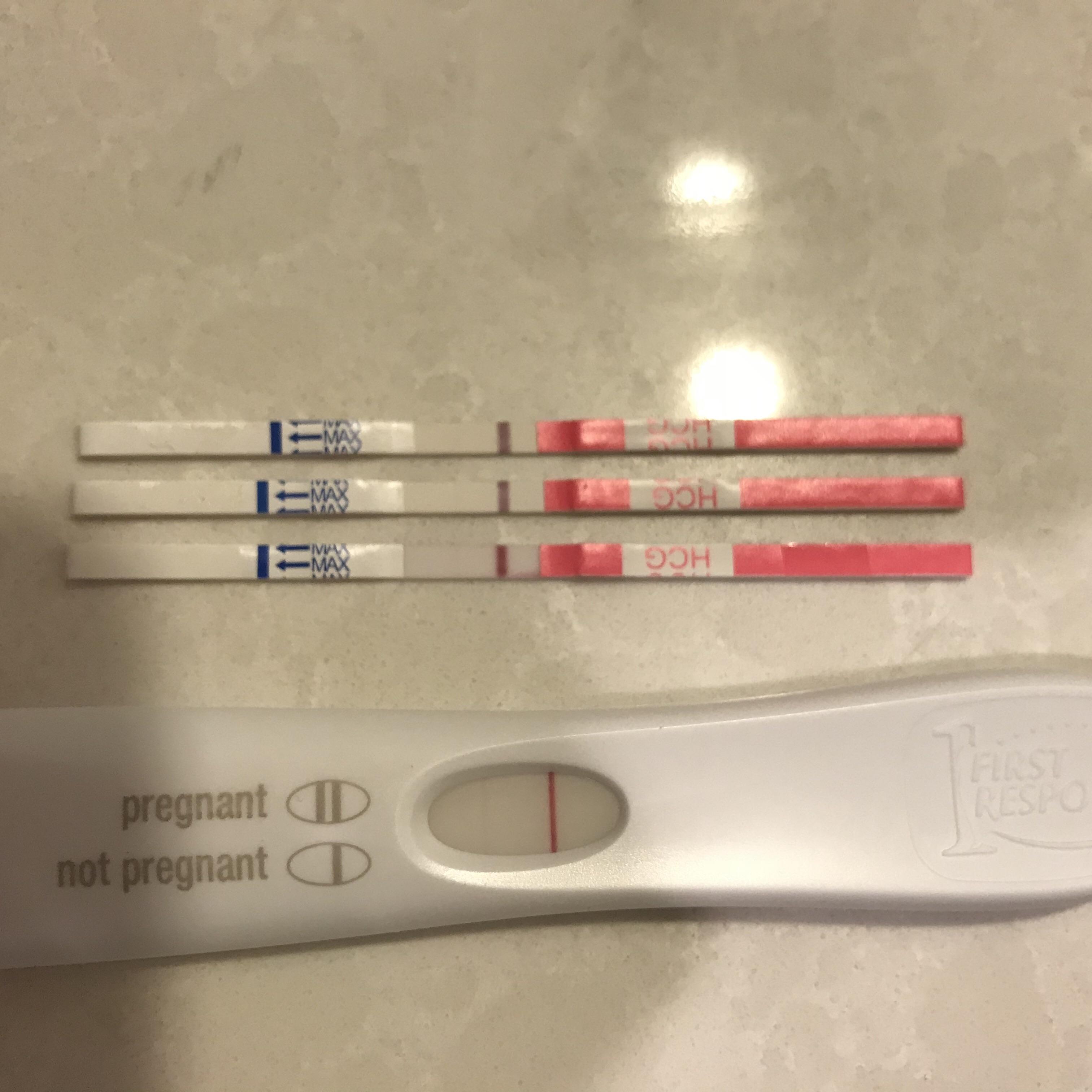 Clinicalguard Pregnancy Test Faint Line pregnancy test