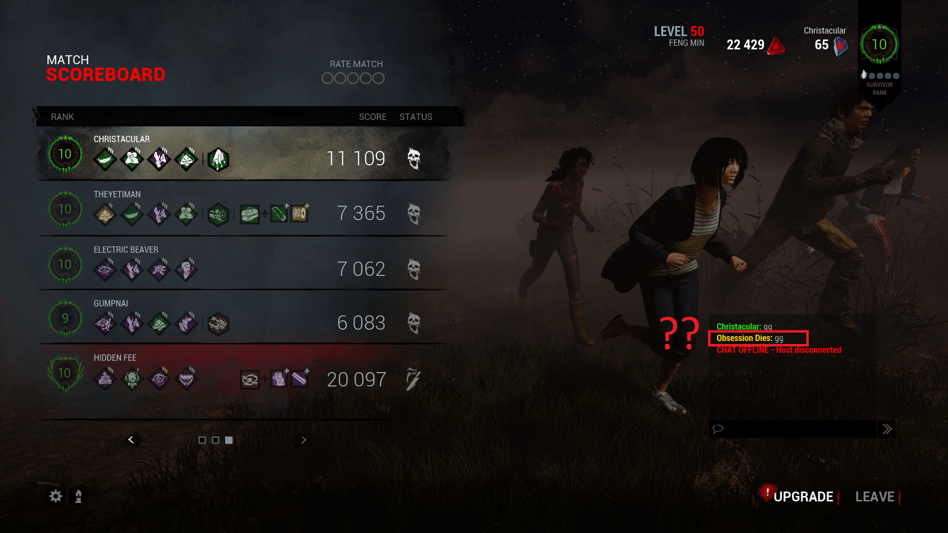 player 6 has entered the game. r/deadbydaylight