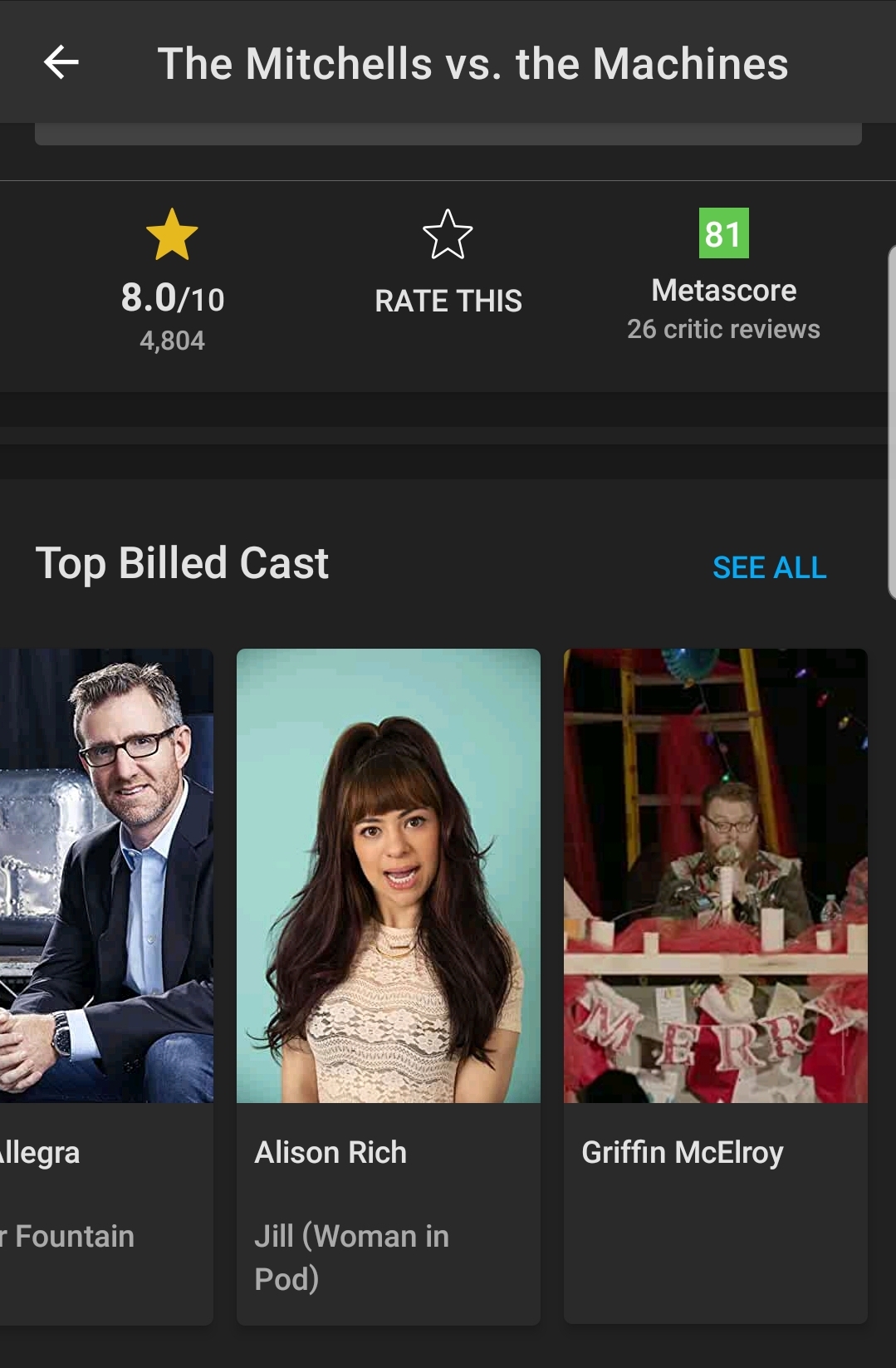 I dont know what is funnier, Griffin being credited in