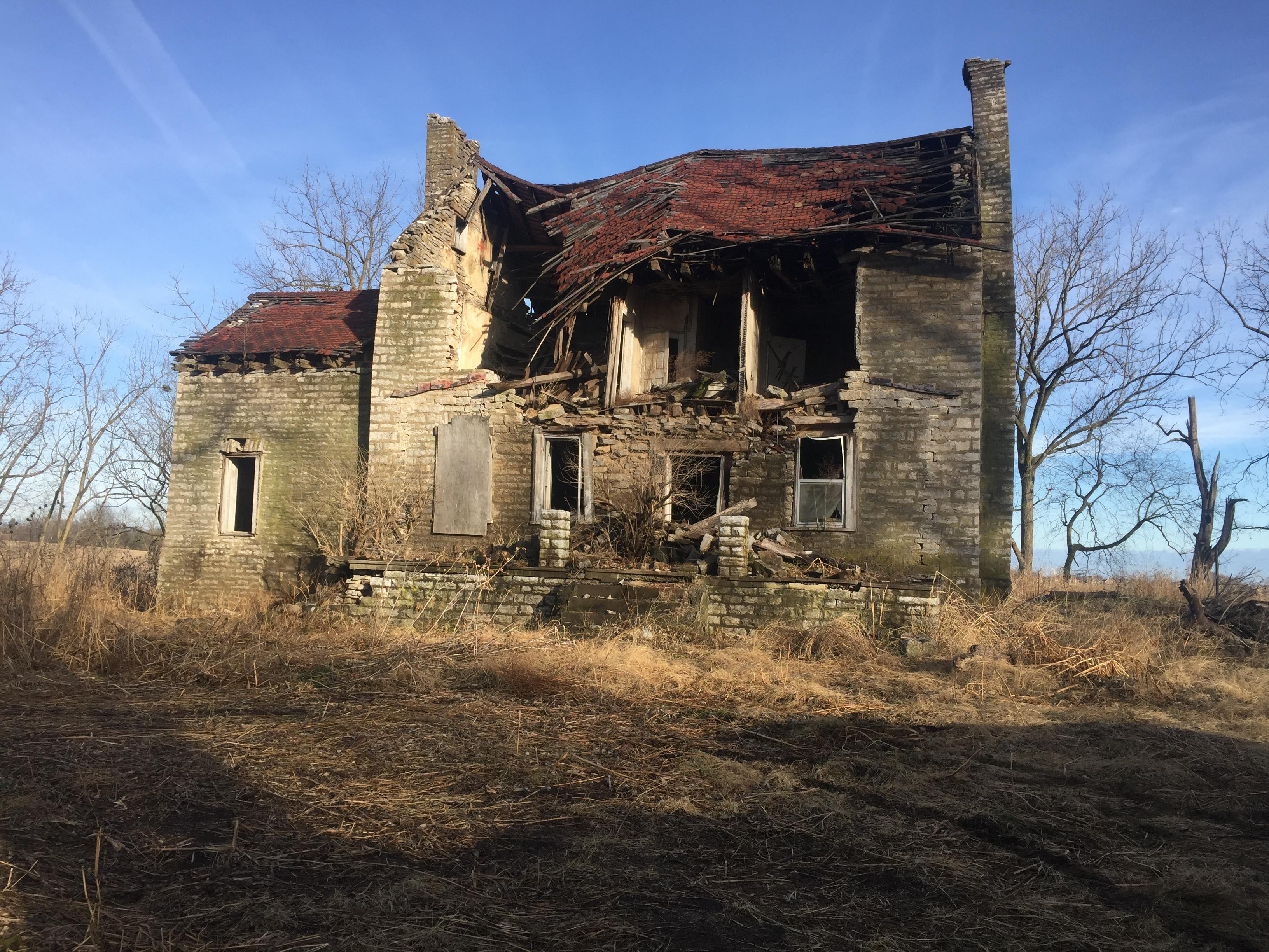 Oldest Stone House west of the Alleghenies, built by William Crow