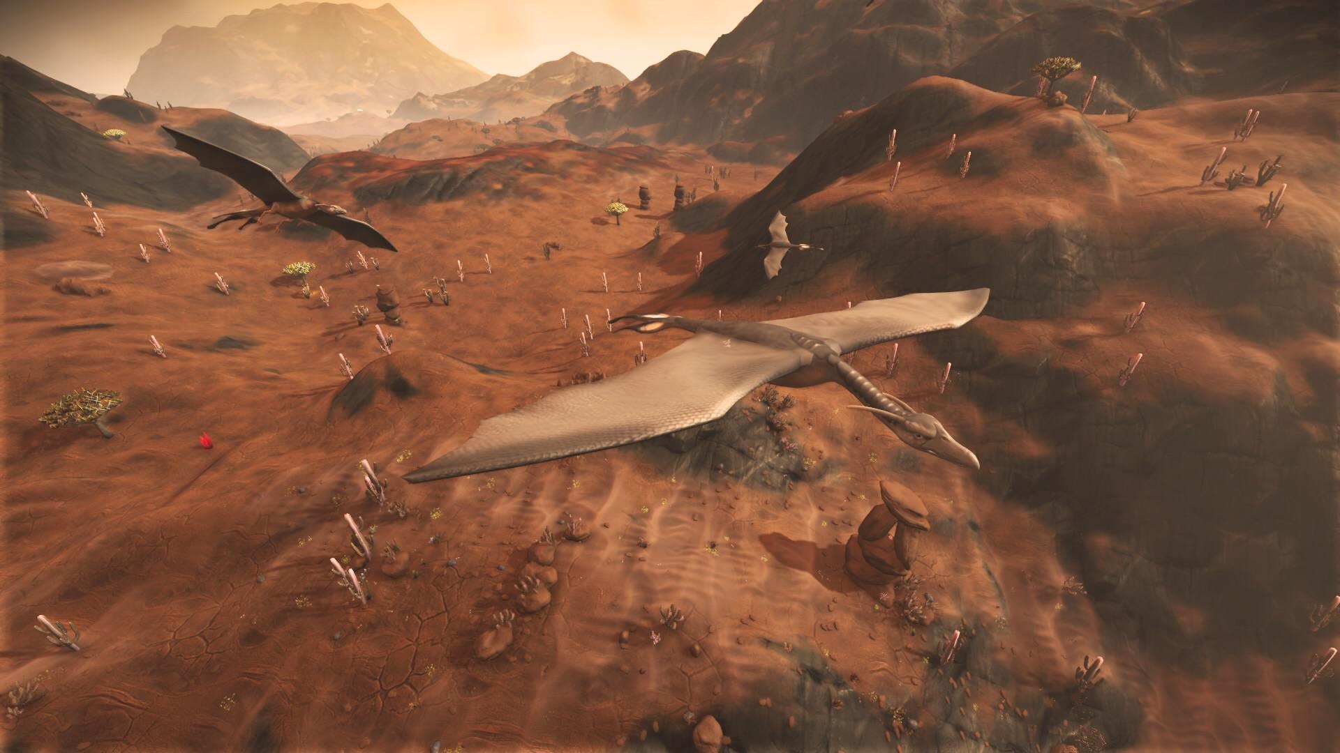 Found some copper dragons flying around. r/NMS_Zoology