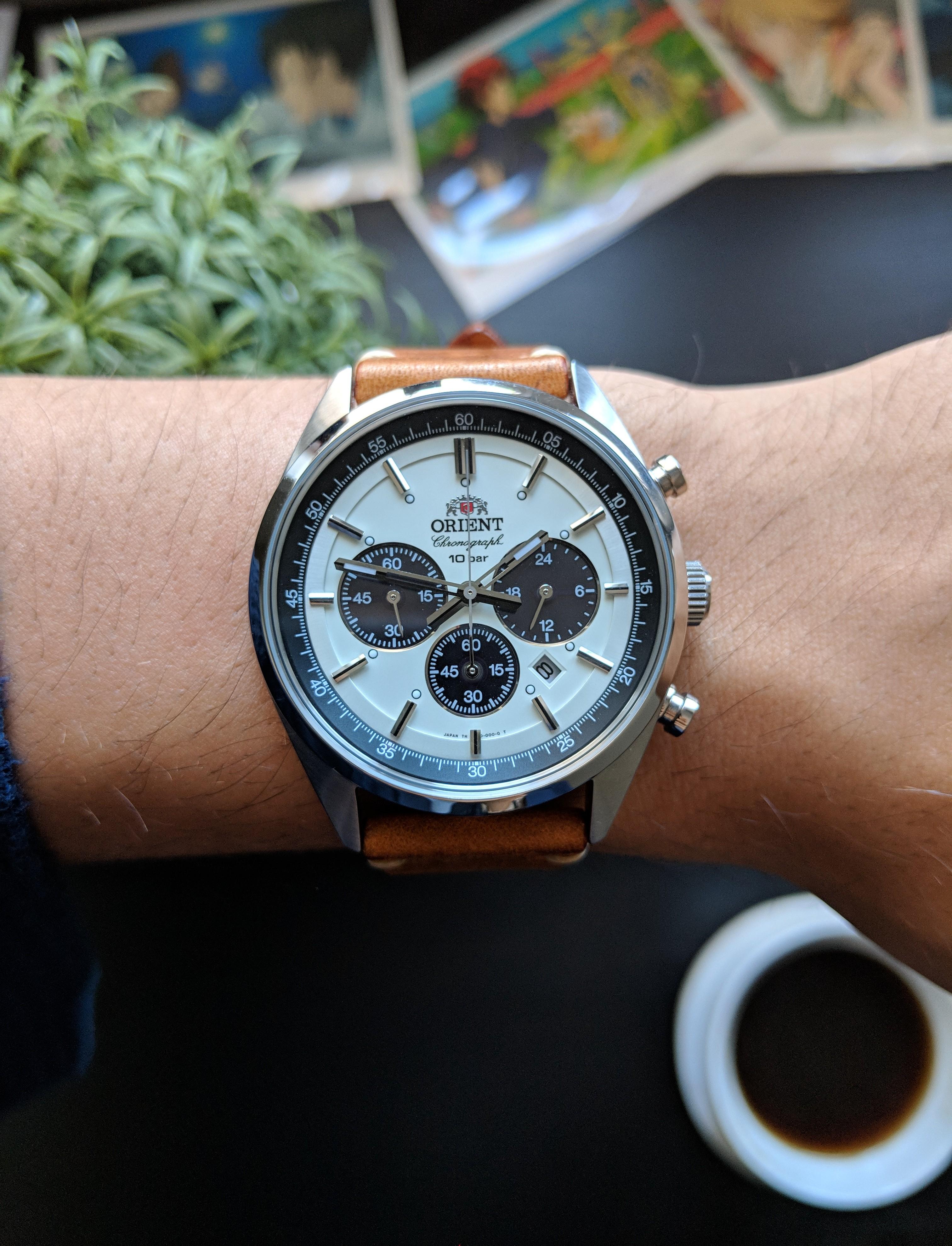 [Orient] Panda on Italian leather r/Watches