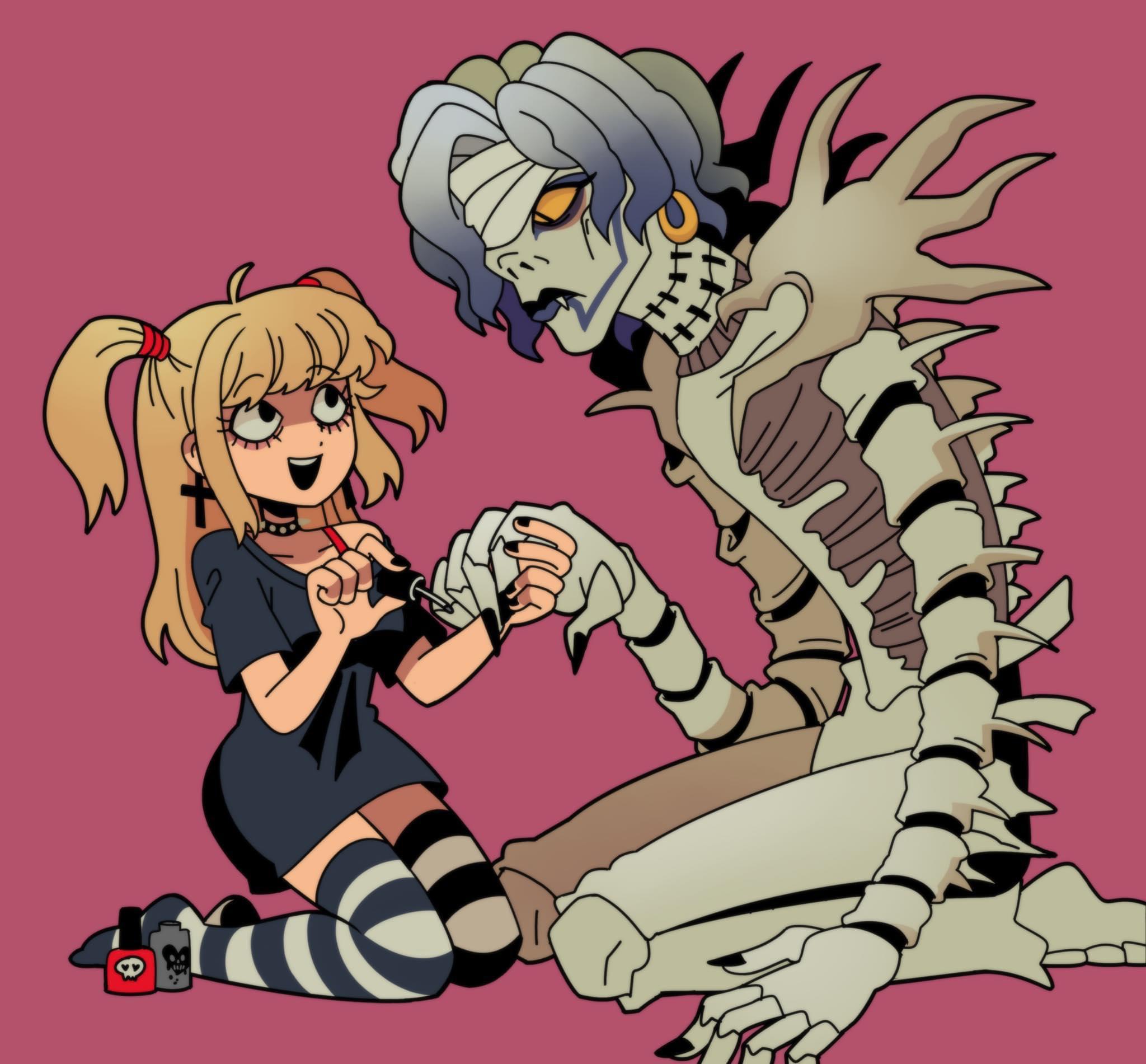 Death Note Misa And Rem There light tricks her into killing l and watari in order to save misa