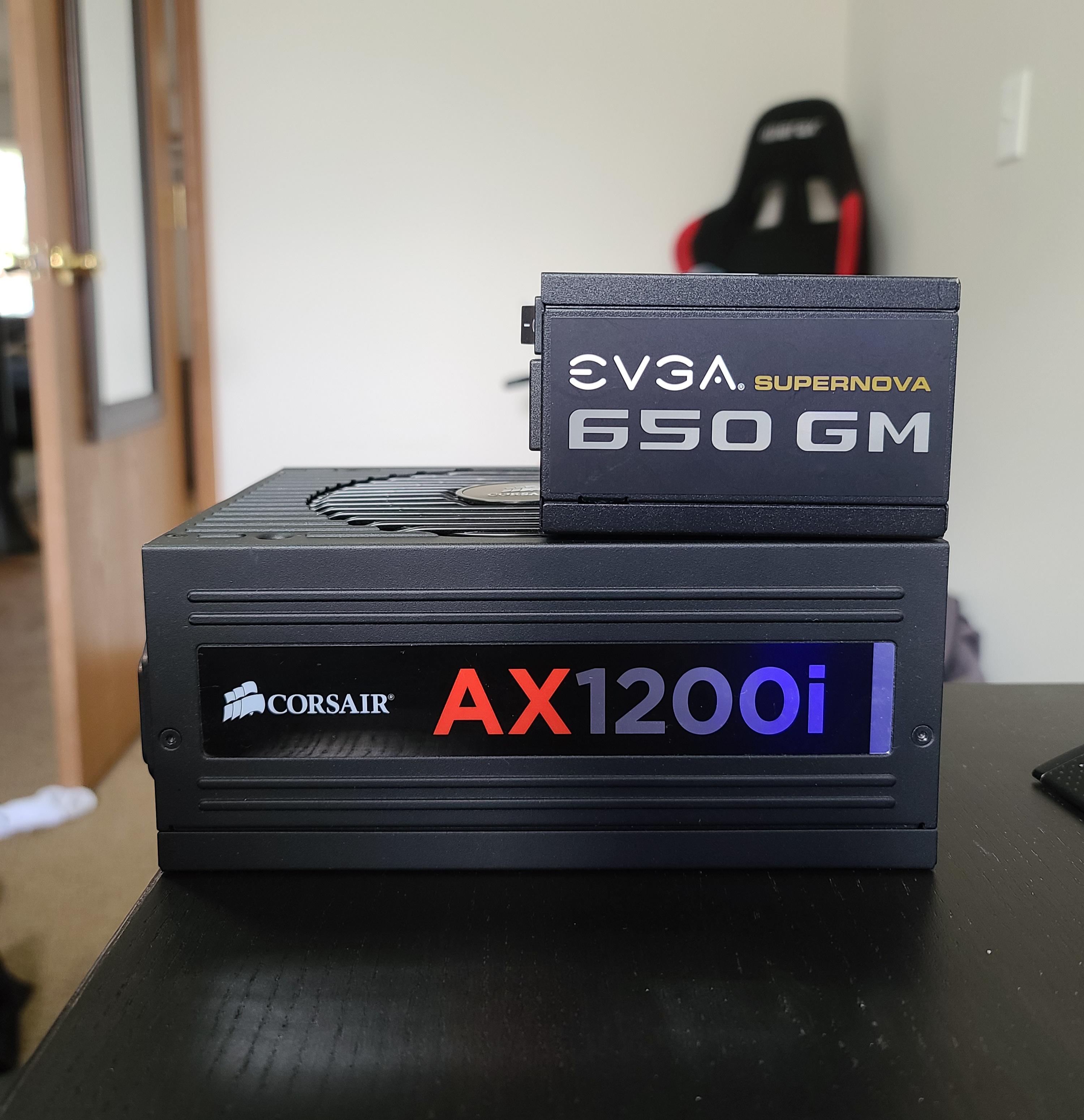 Insane how much smaller an SFX PSU is sffpc