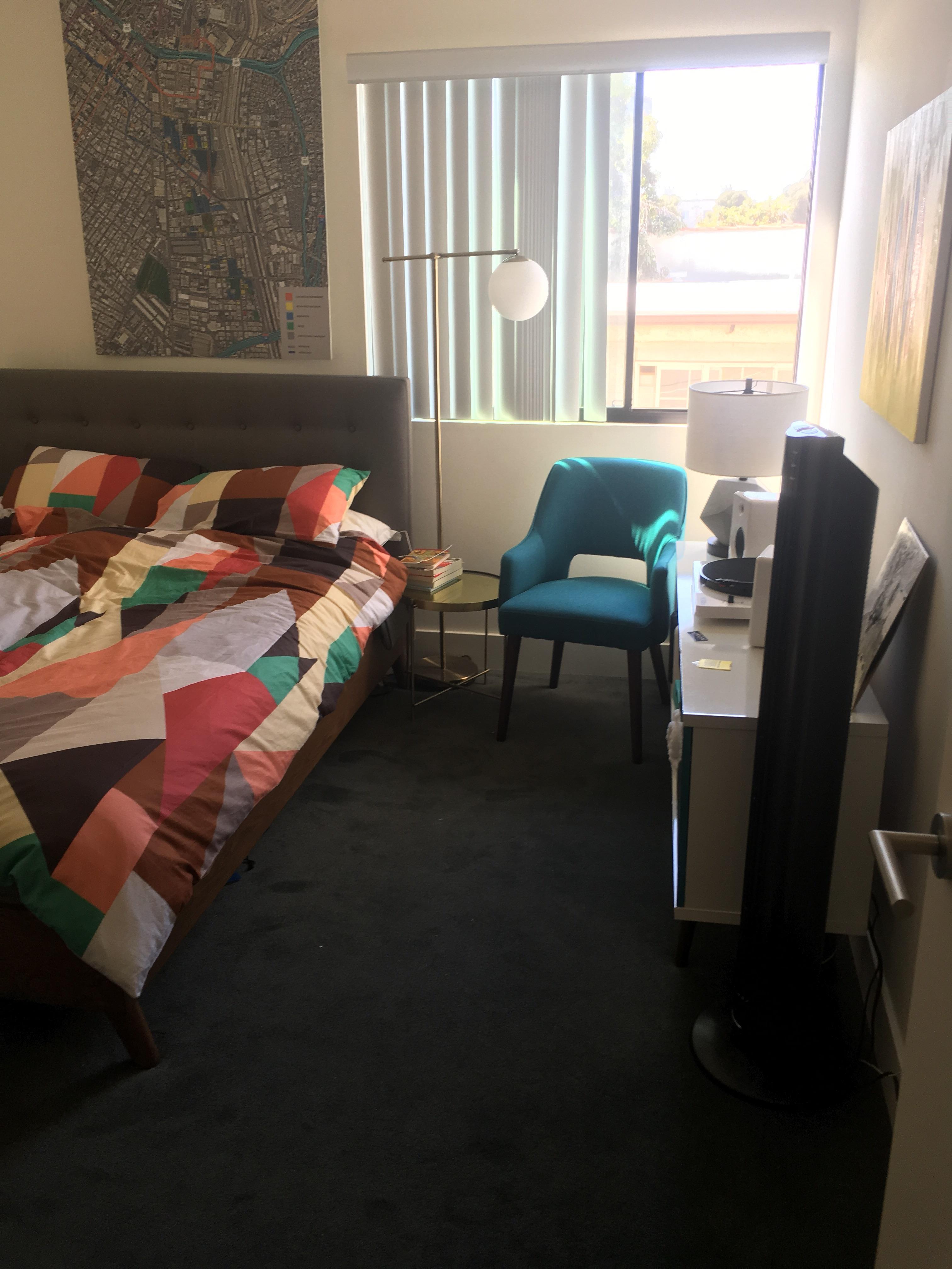 My small bedroom in my apartment in LA r/malelivingspace