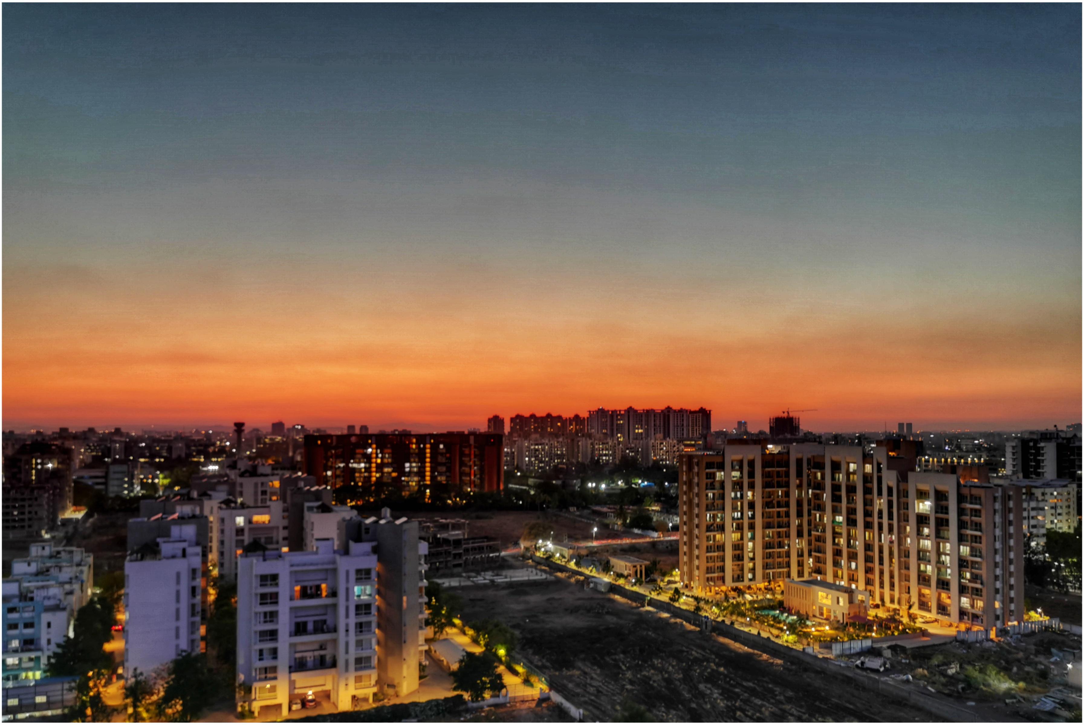 Sunset in Hadapsar r/pune