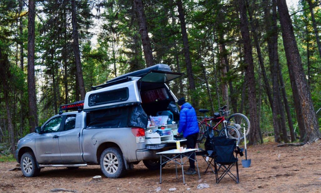 DIY Truck Bed Pop Up Camper with Pneumatic Lift TruckCampers