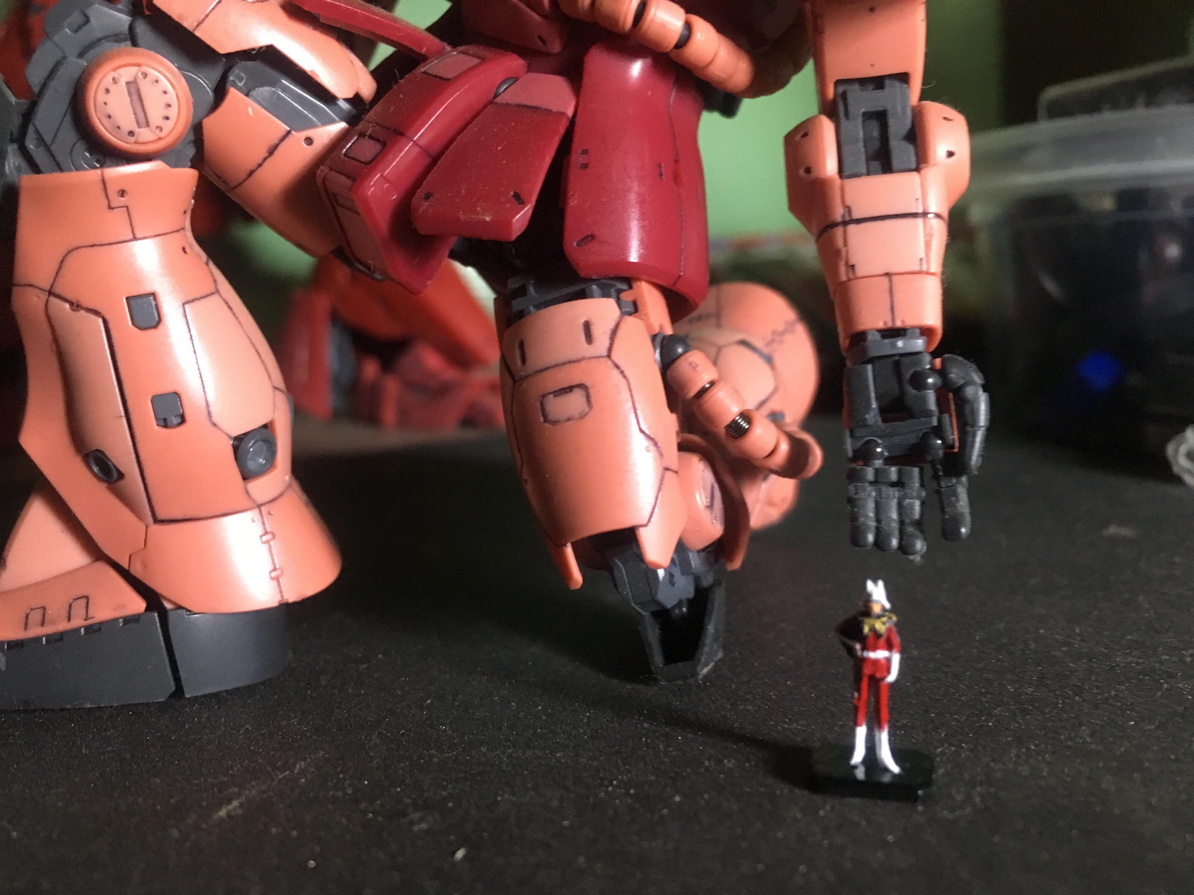 Painting 1/144 scale pilot figures really made me scratch my brains out