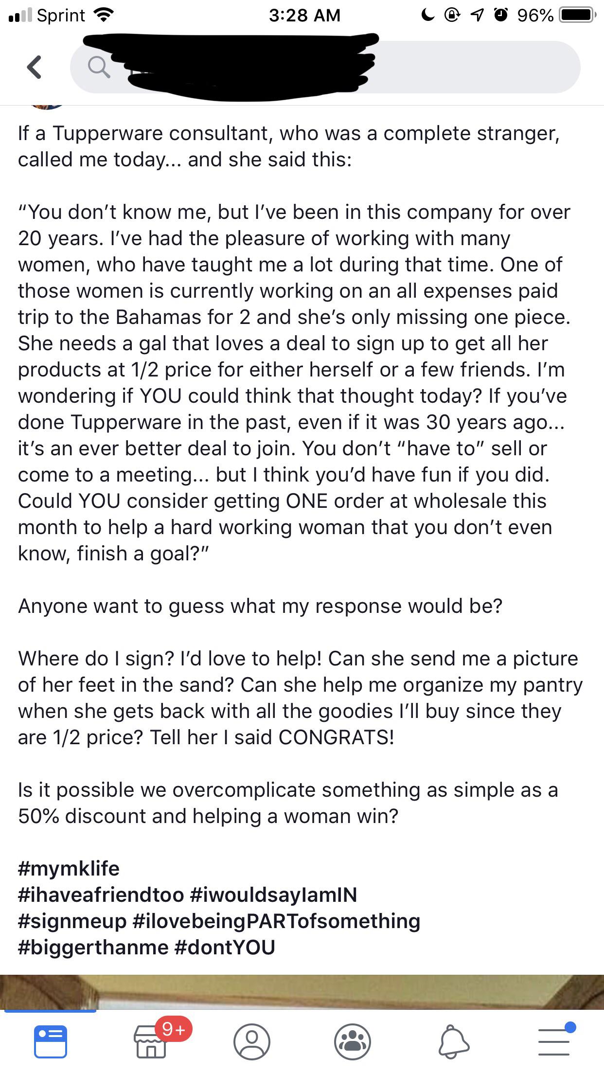 Imagine if all companies advertised like this. Sadly this is a good