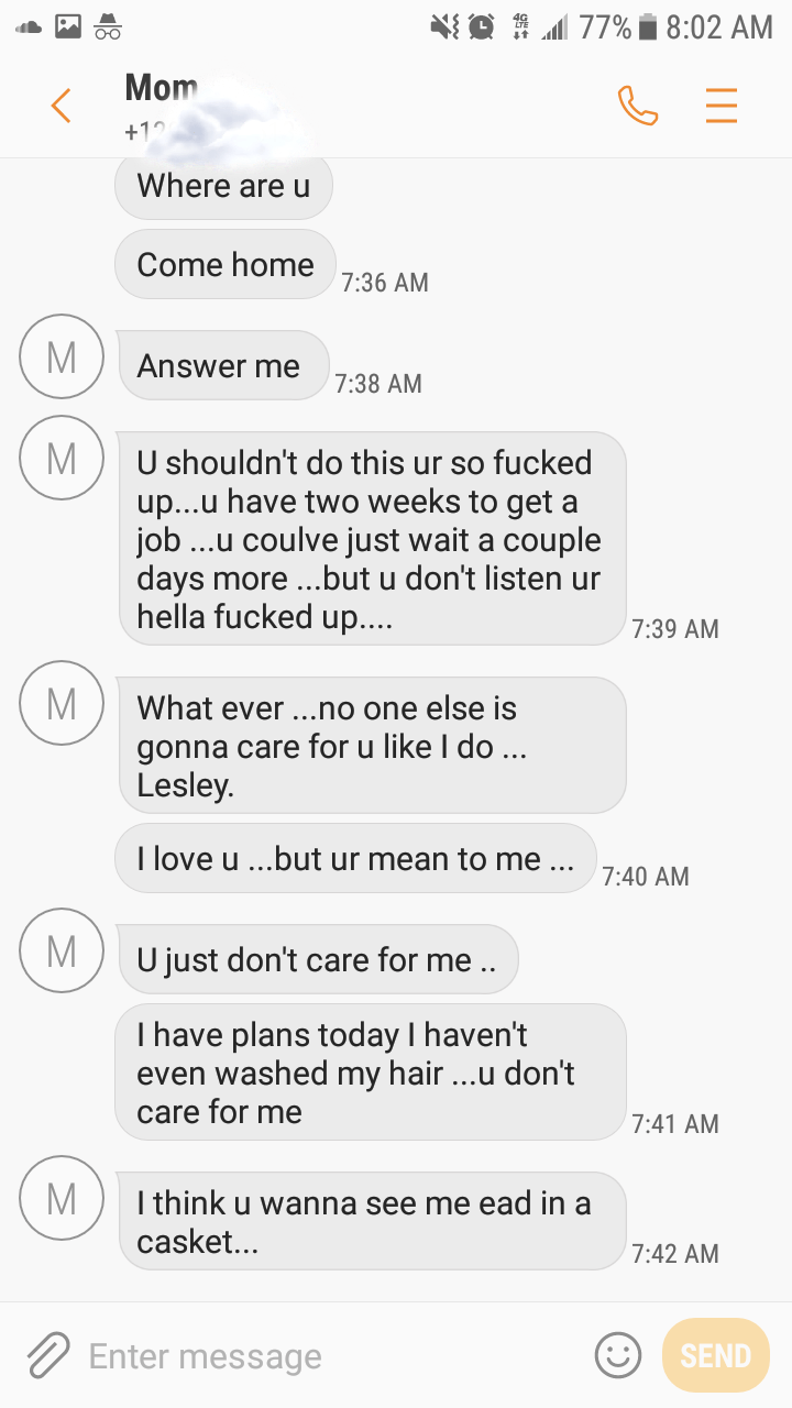 This is my mother reaction after she hit me multiple times in the face