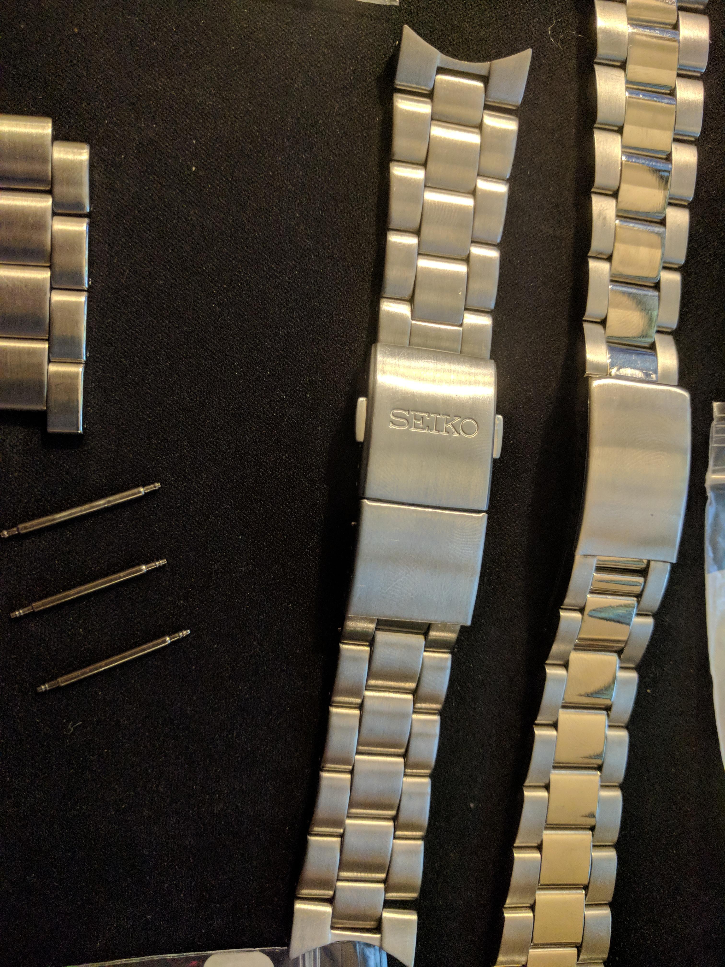 [WTS] 2 SS Bracelets for sarb033/035 OEM and AfterMarket r/Watchexchange