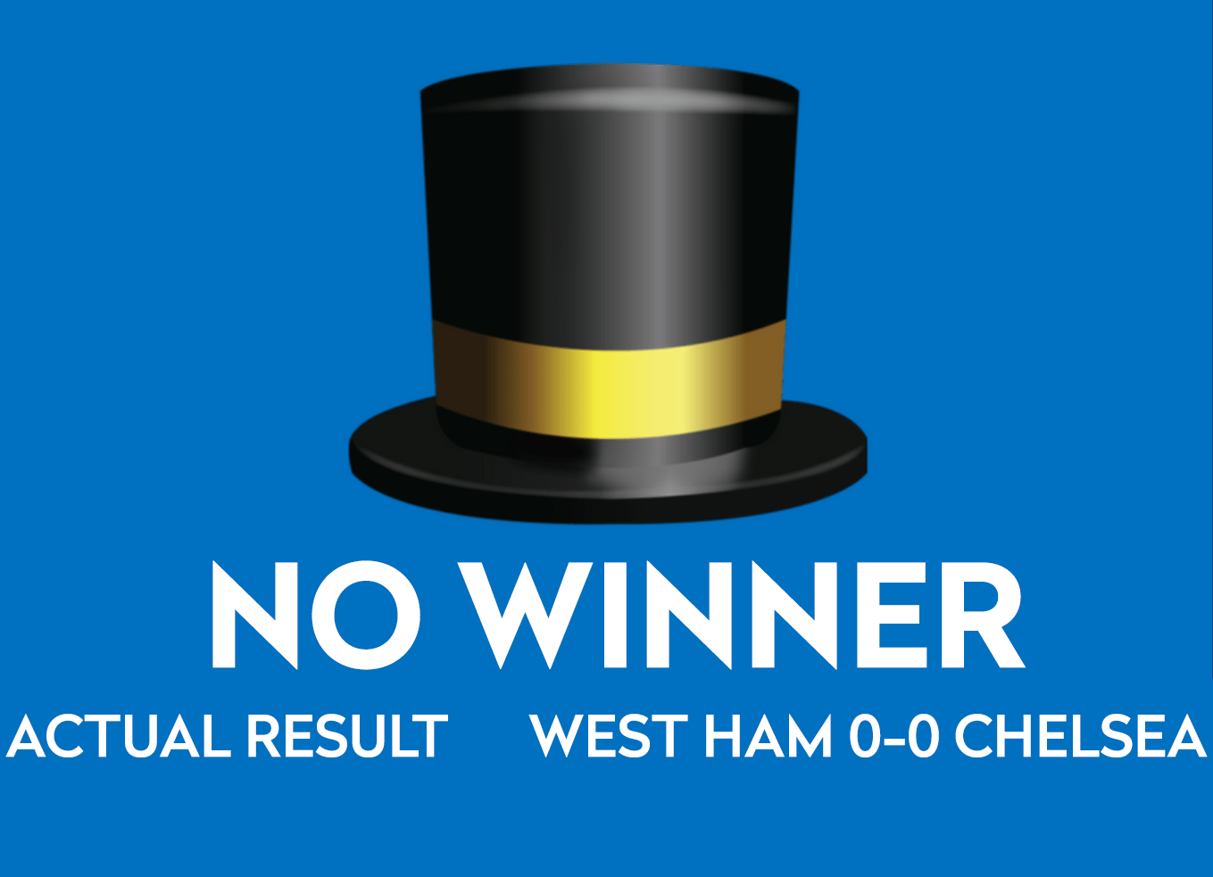 [MAGIC HAT RESULT] + GOLD Winner West Ham vs Chelsea 23Sep2018 r/chelseafc