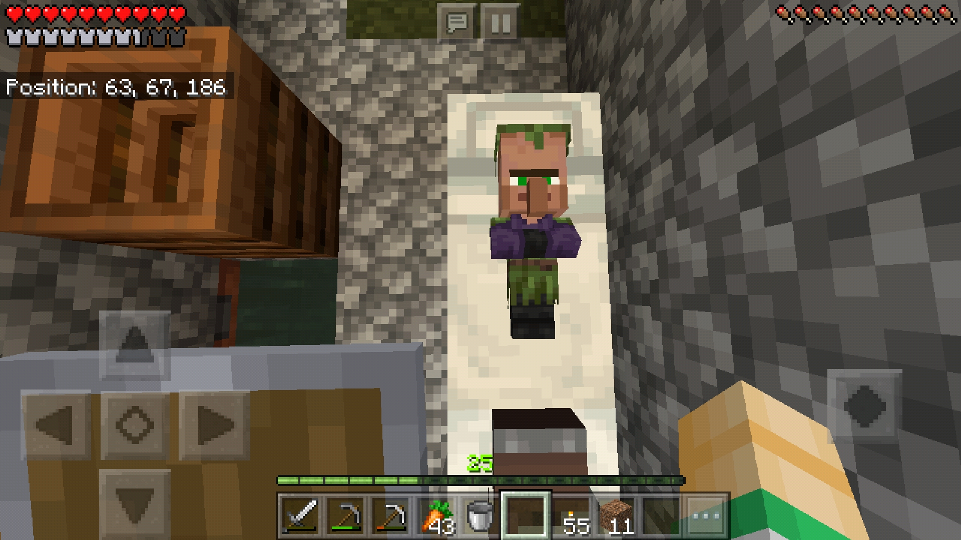 I made 2 villagers frick and i got this anyone know what it is? No resource packs on. Minecraft