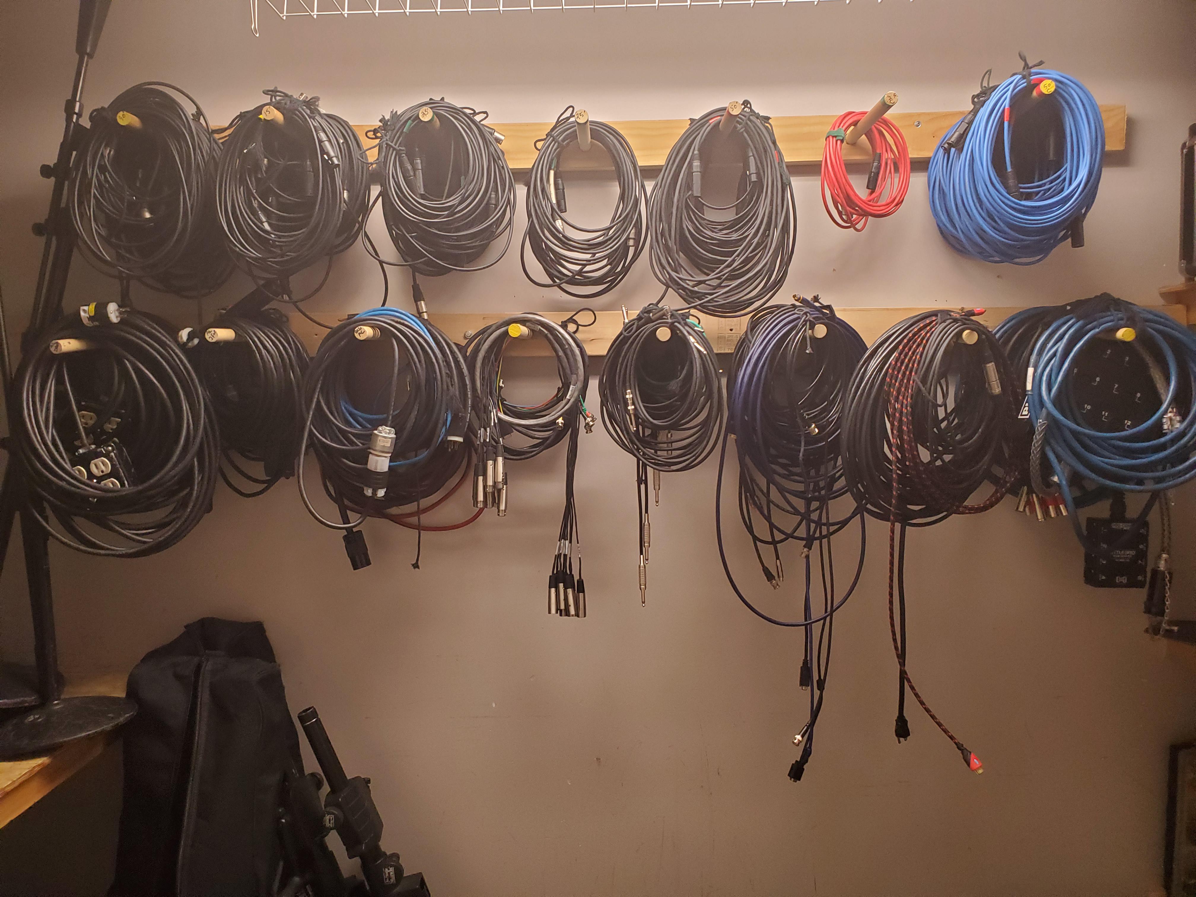 House cable storage r/livesound