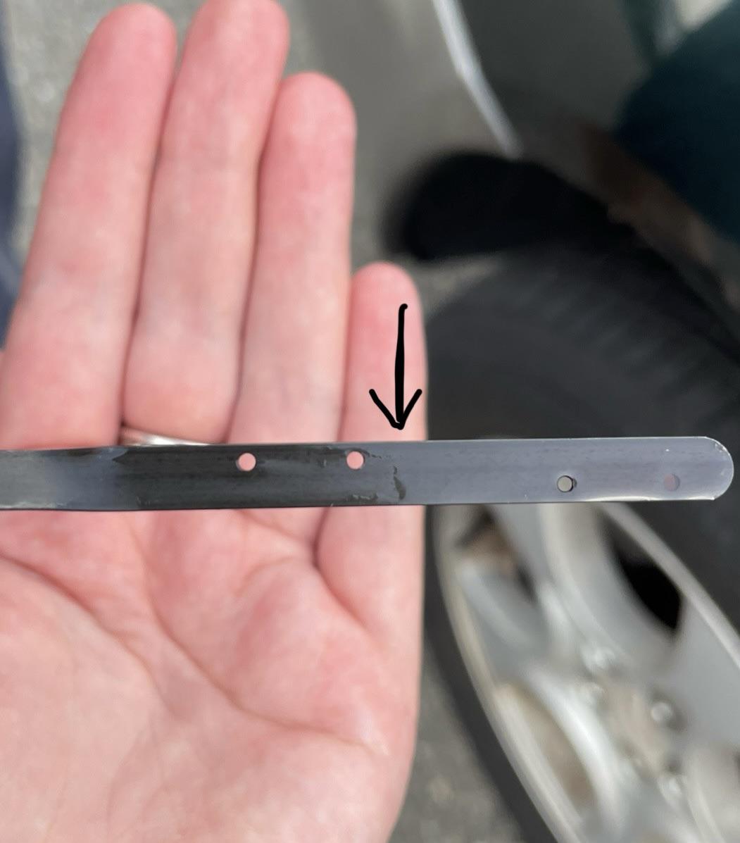 Any guesses as to how much transmission fluid I should add based on this dipstick? r