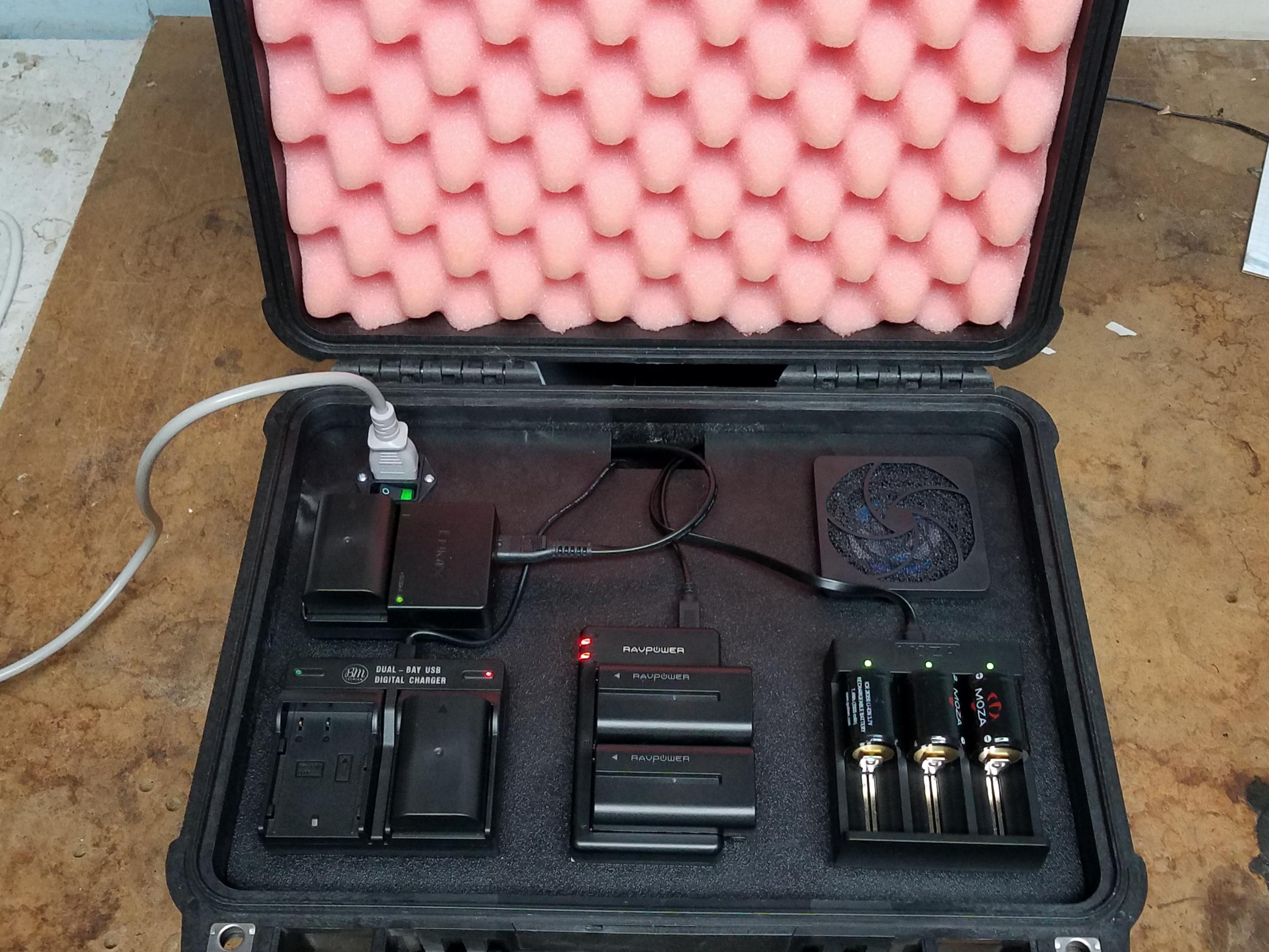 Battery Charging Box Made From an Old Pelican Case r/videography