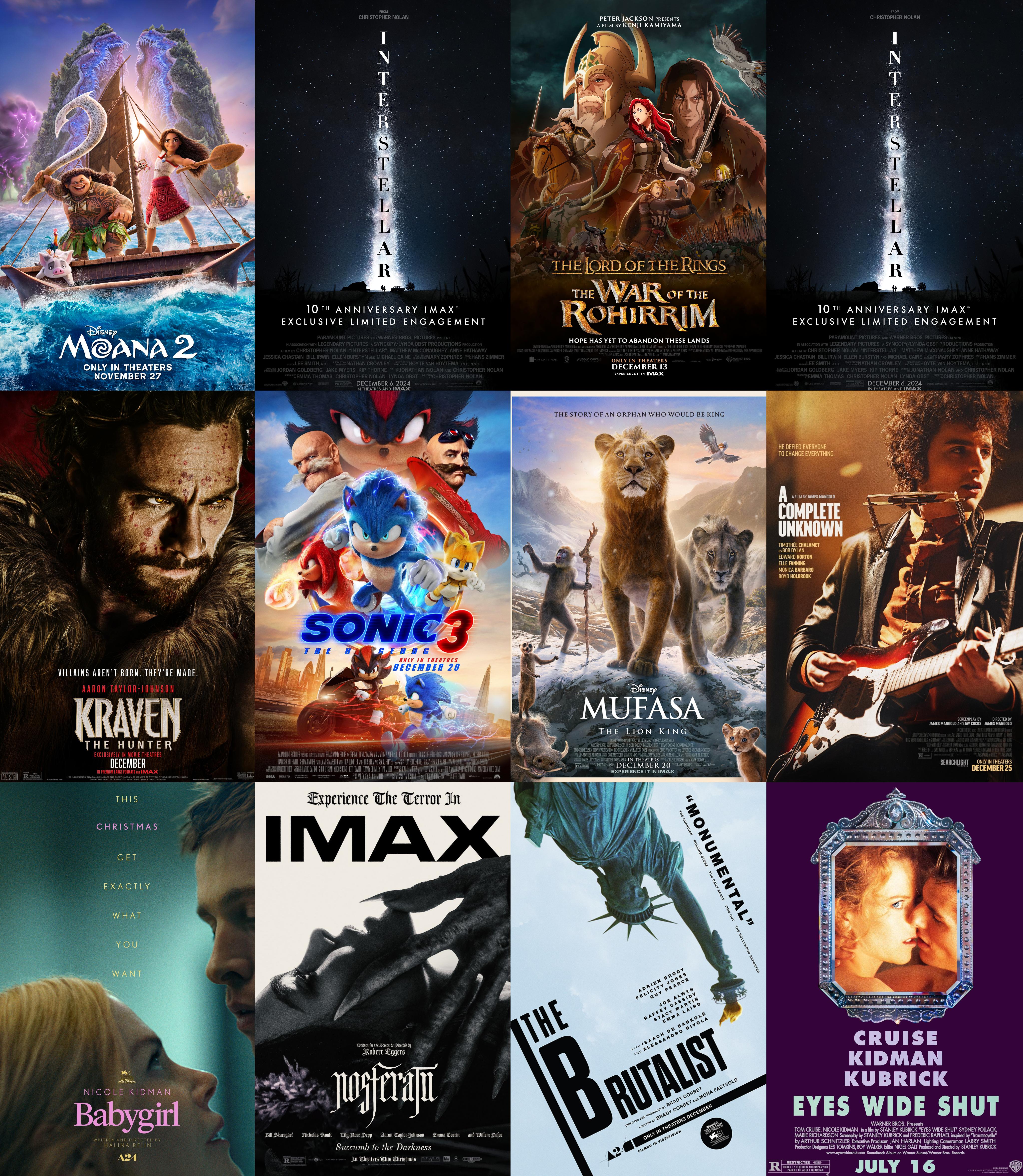 How many films did you see in theaters in December 2024? I ended the month with 12. r/boxoffice