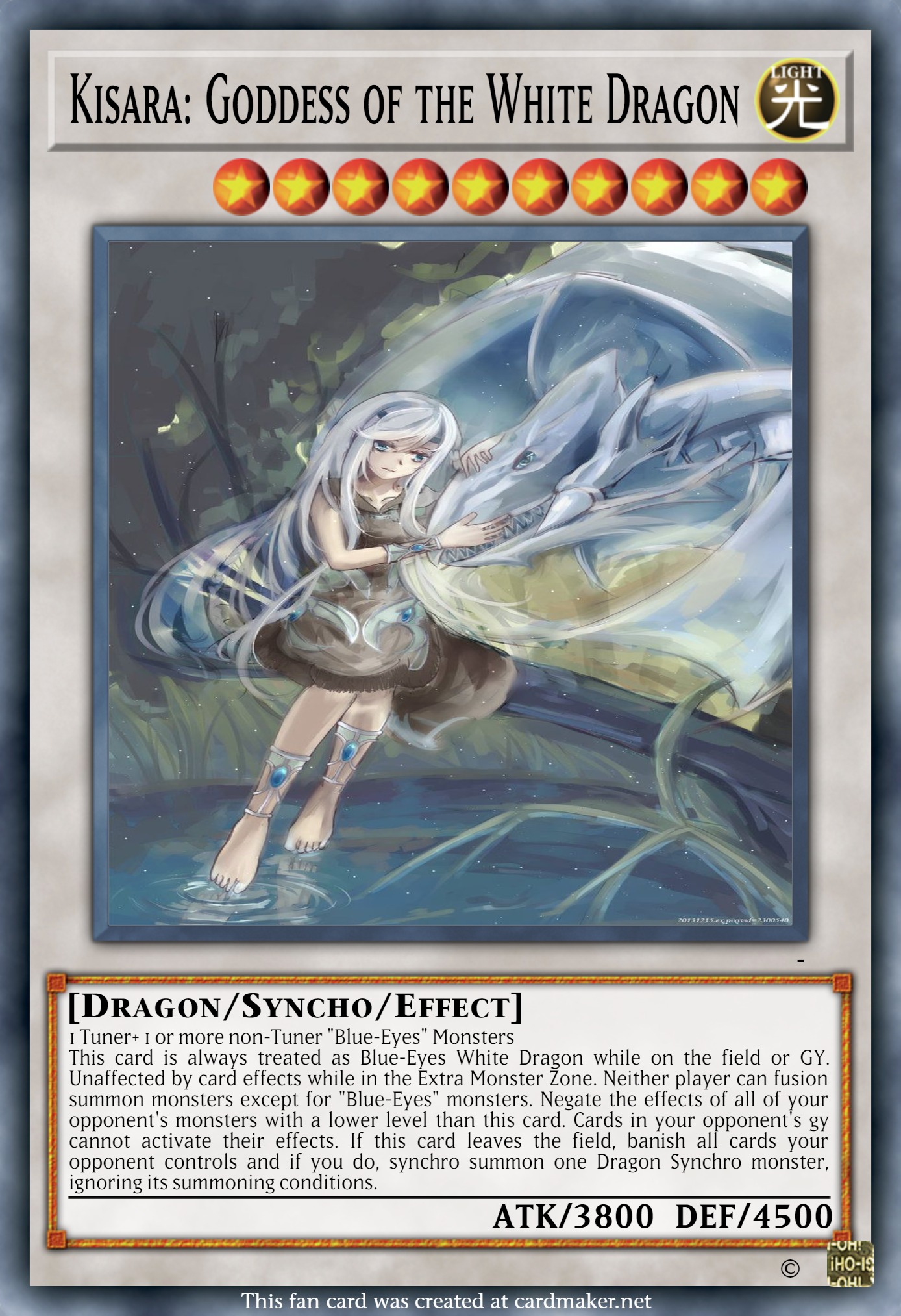 [Custom Card] Kisara Goddess of the White Dragon (AKA making an anti