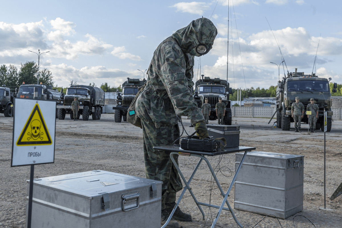 Nuclear power plant security drills Desnogorsk, Russia by Evgeniy