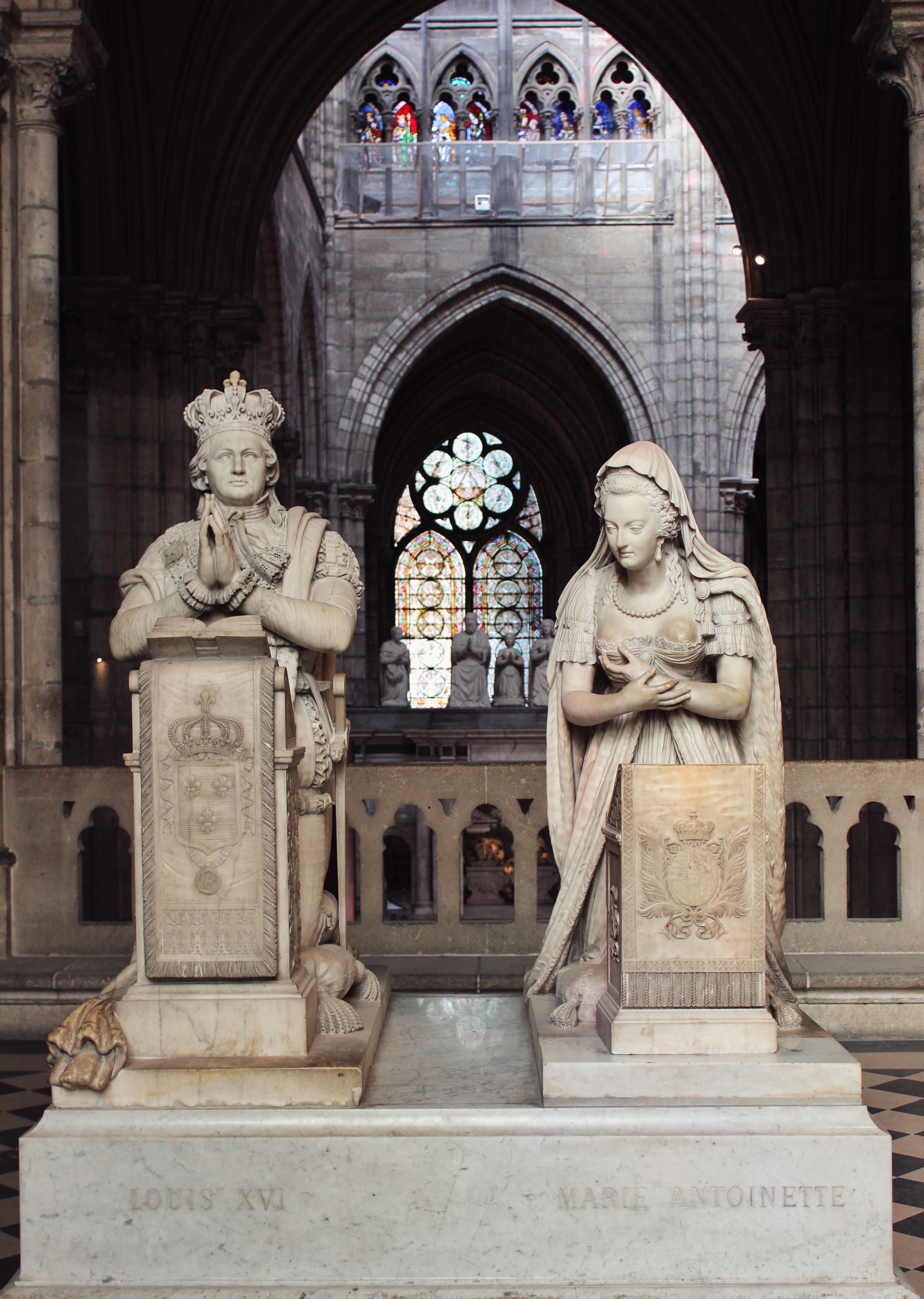 The Tombs of Louis XVI and Marie at the Basilica Cathedral