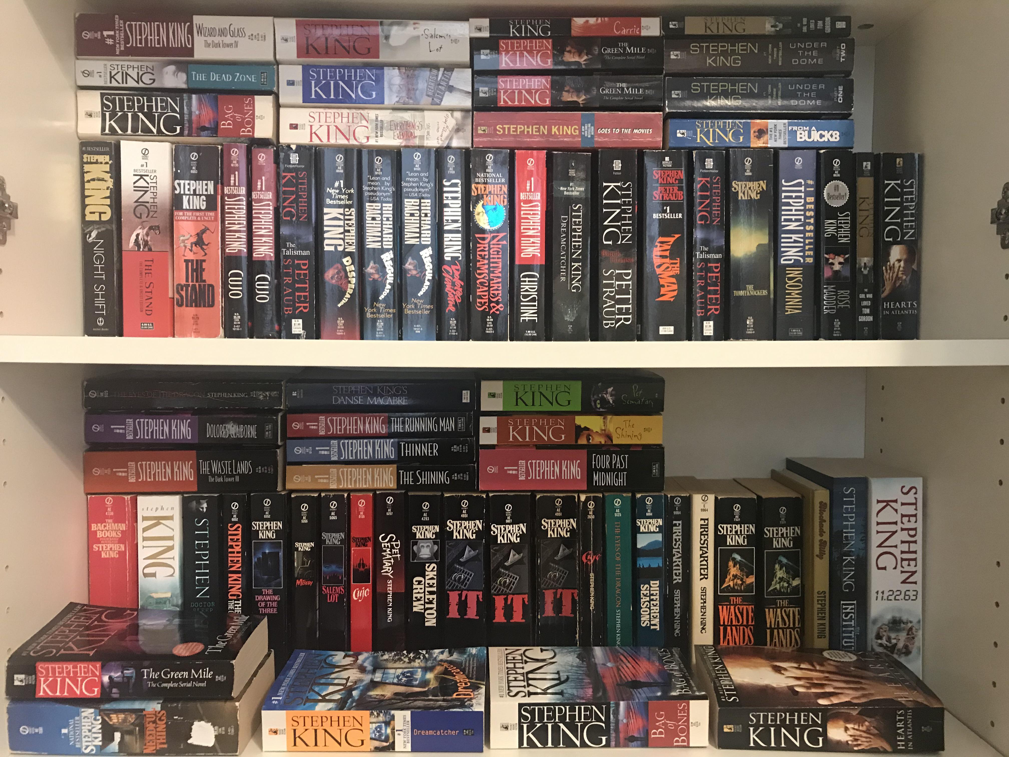 I’m obsessed with likenew mass market paperbacks (and some trade paperback) r/stephenking