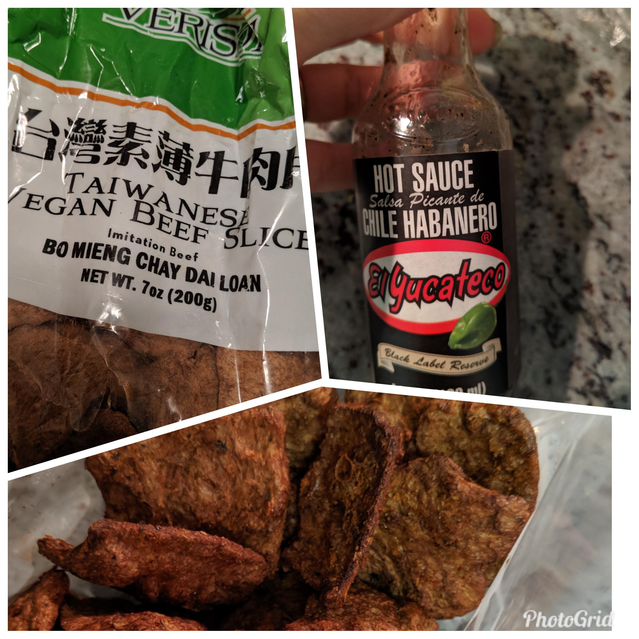 I made vegan beef jerky in the air fryer! r/VeganFoodPorn