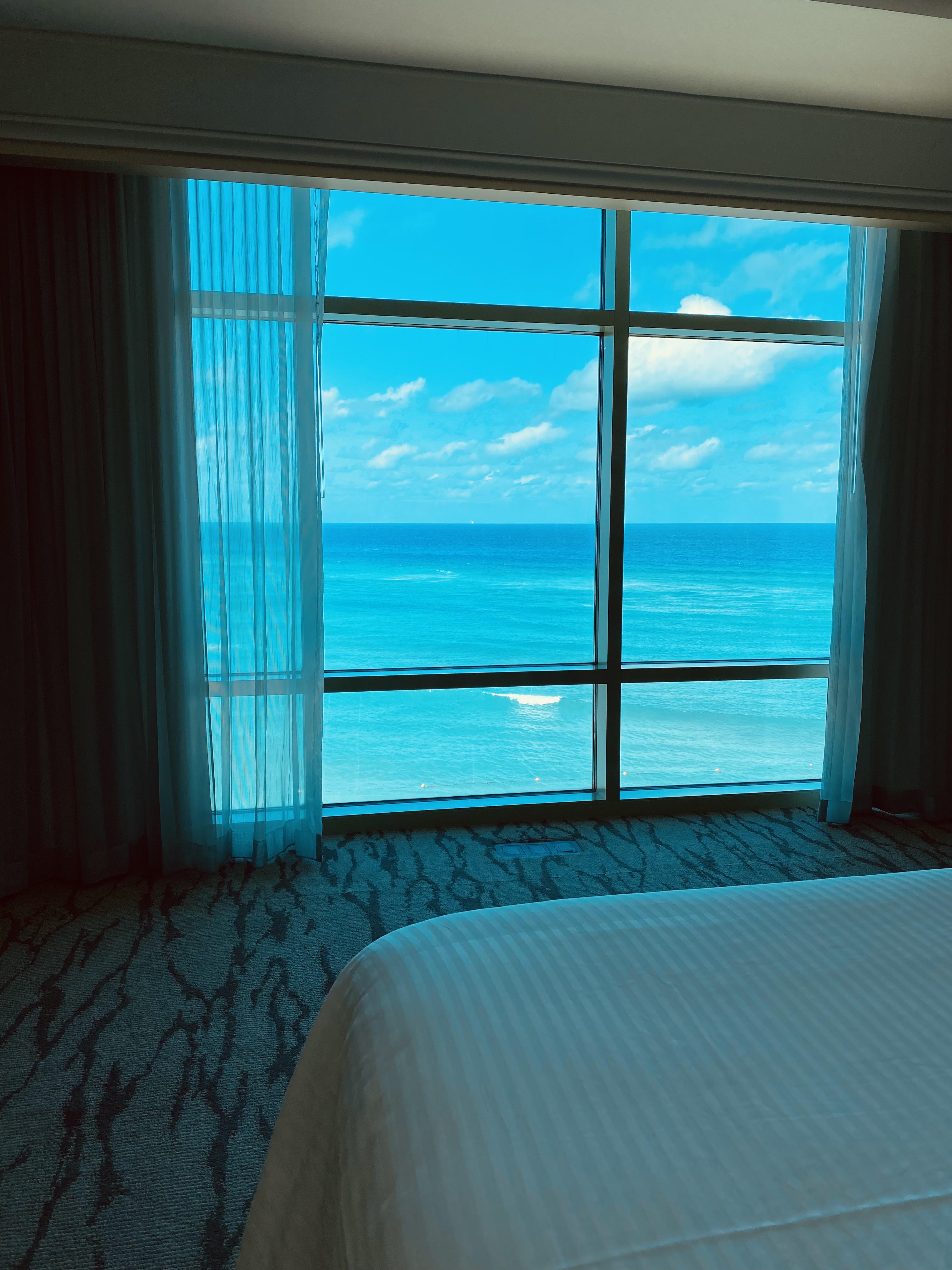 At Bahamas Atlantis today filming a promotional video. Easy work with