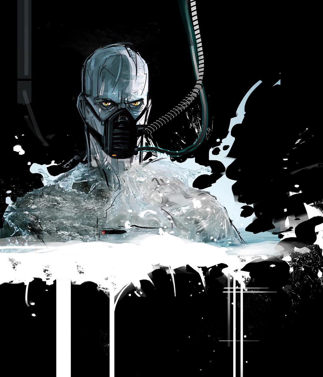 Darth Vader emerging from the Bacta Tank by Eli Hyder r/ImaginaryJedi