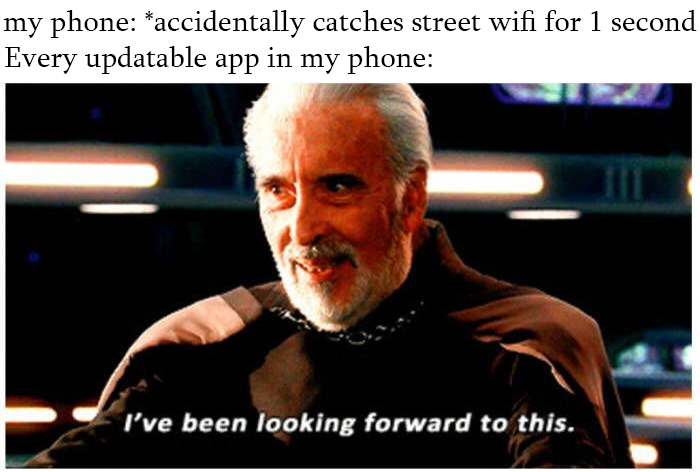aaaand nothing works till I get home PrequelMemes
