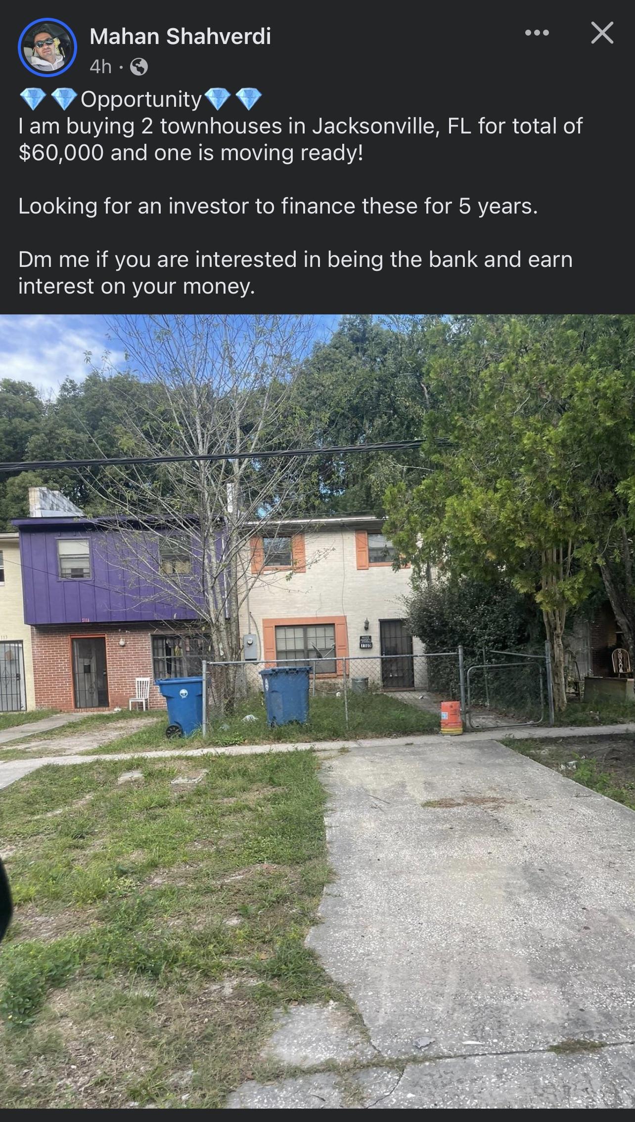 Is it normal for a real estate investor not to be liquid enough to