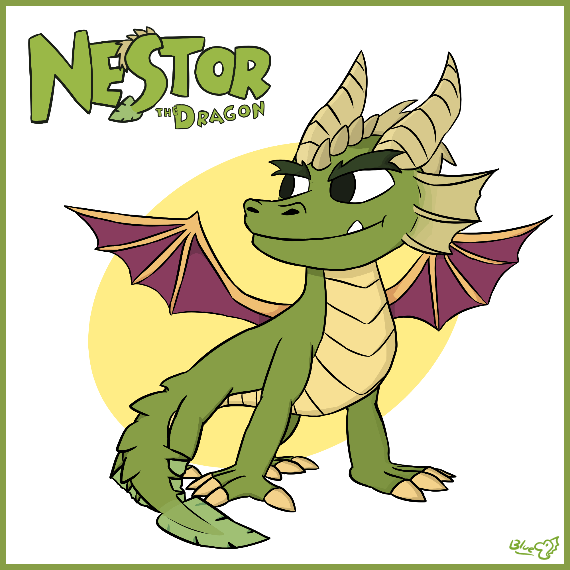 (Fanart) Nestor the Dragon r/Spyro