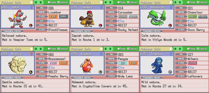 Pokemon Clover Elite Four / A page for describing characters Goimages Valley
