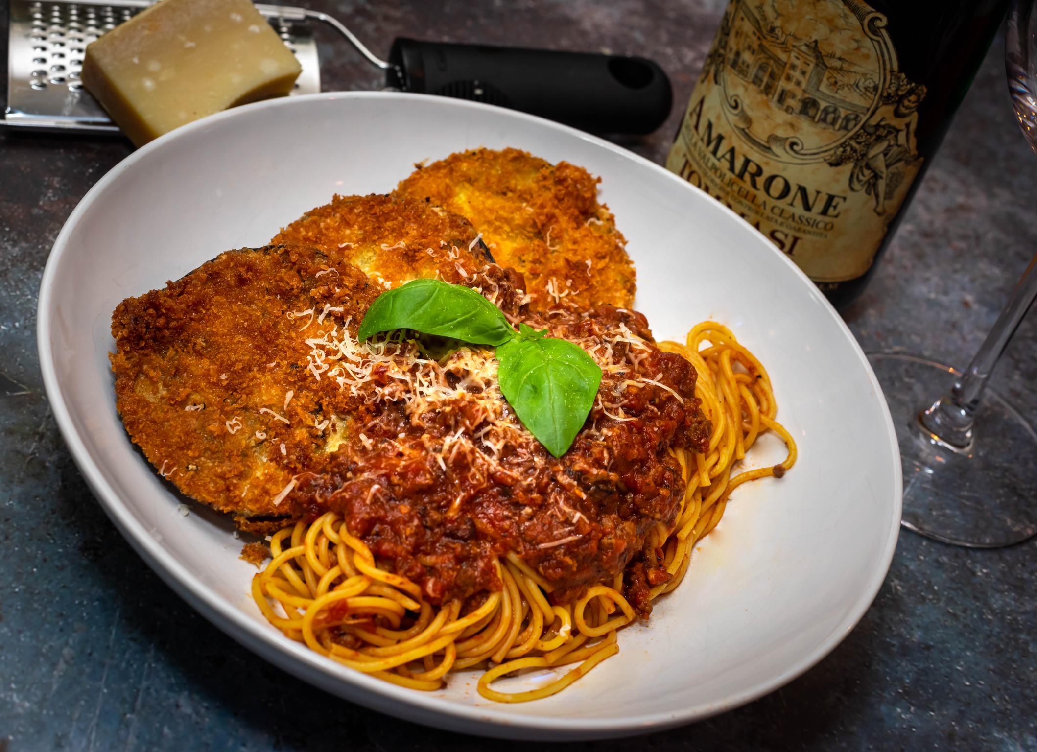 Made the eggplant Parmesan from parm hero into a meal, it was fantastic