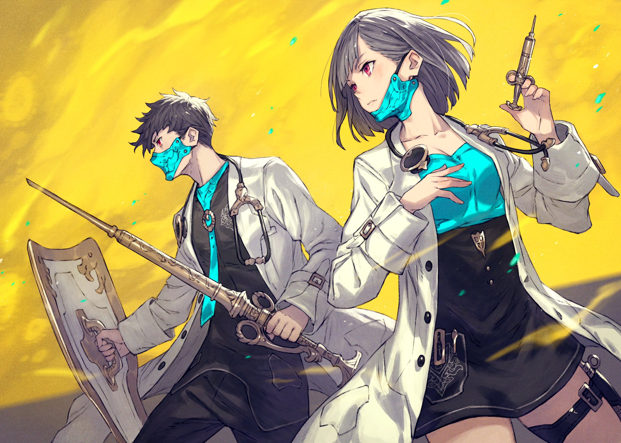 Warriors in White Coats [Original] awenime