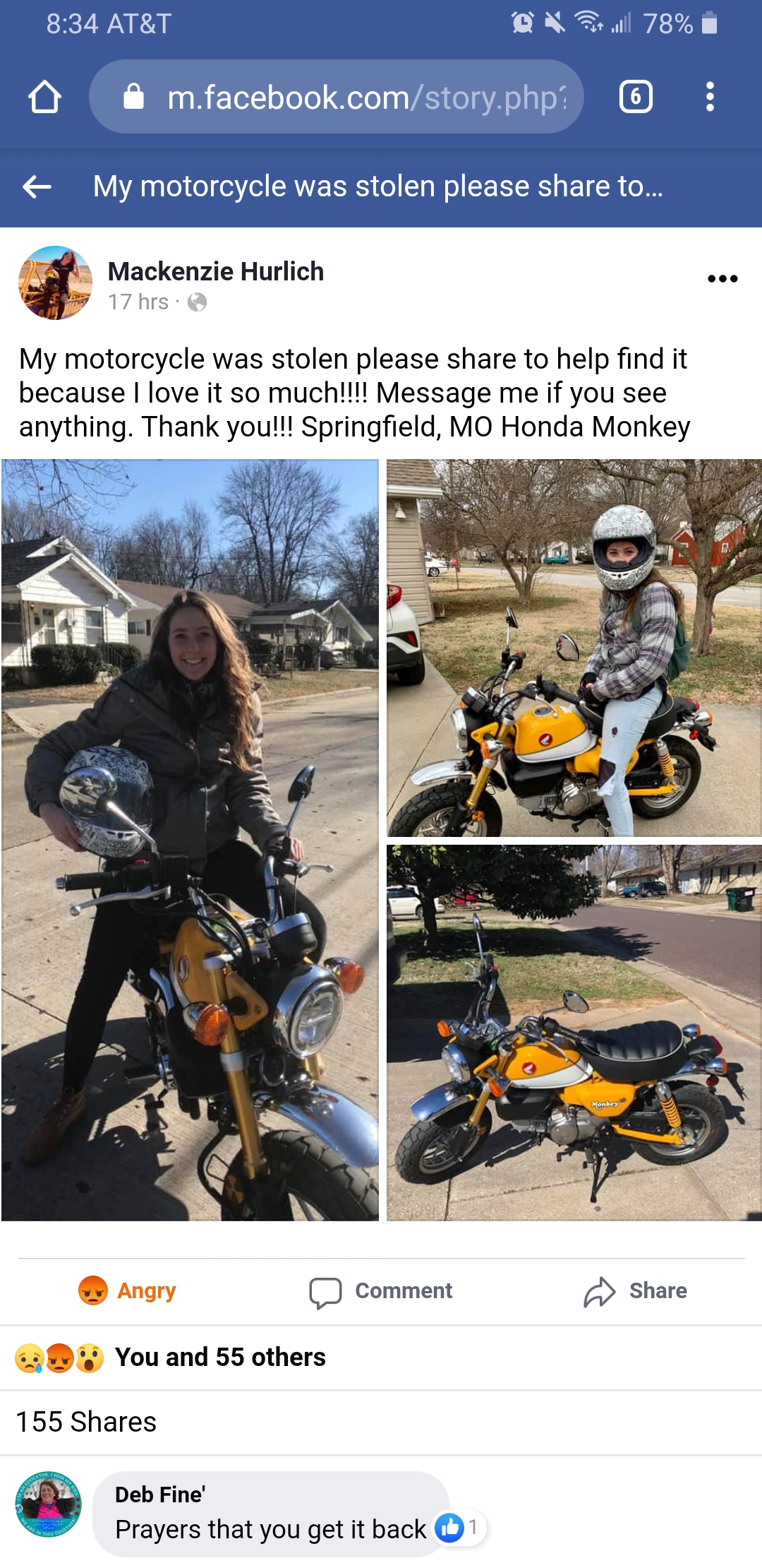 Please help find my neighbor's stolen motorcycle!!!! r/springfieldMO