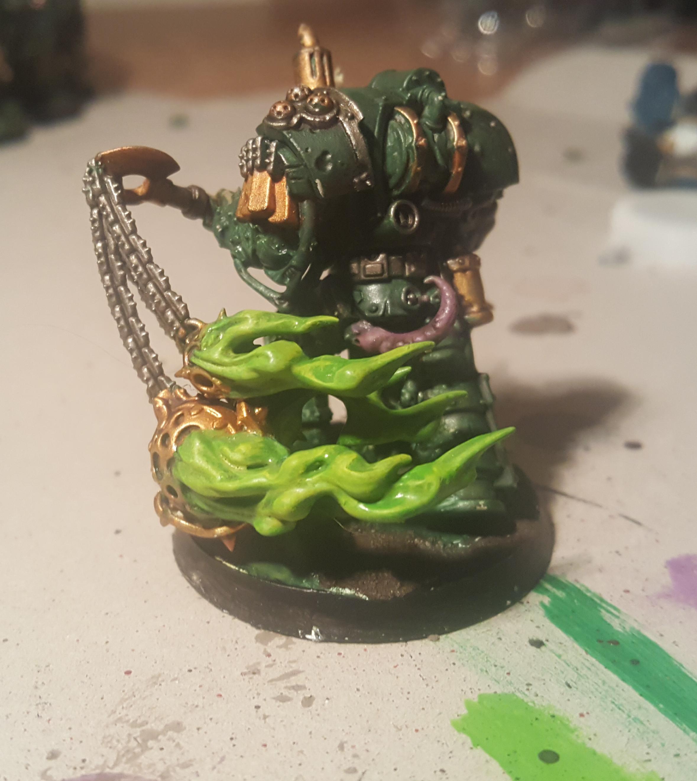 Green flail of corruption! Finally finished this warband... Warhammer40k