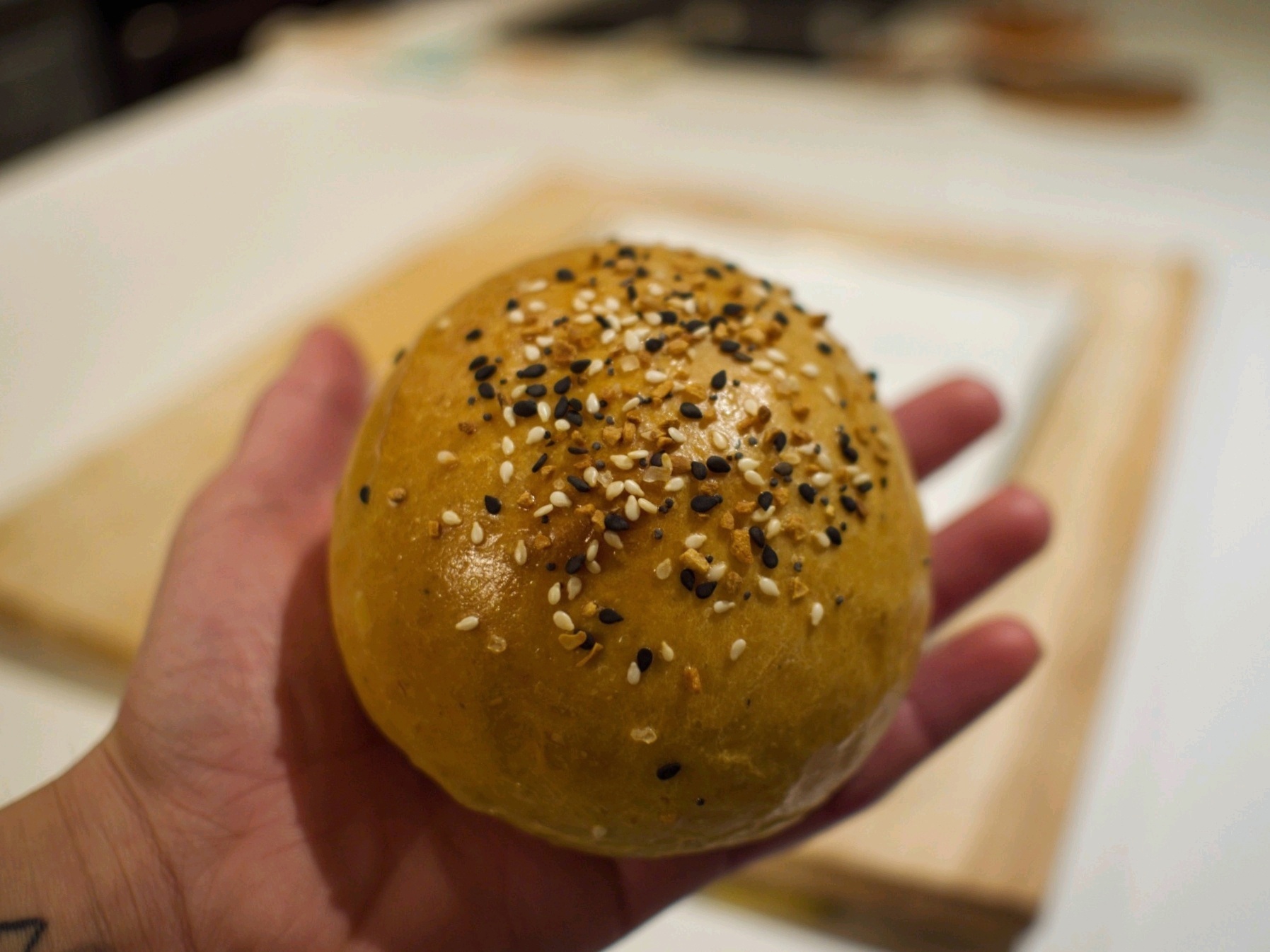 Made onion buns from the arby's but better, these were amazing r