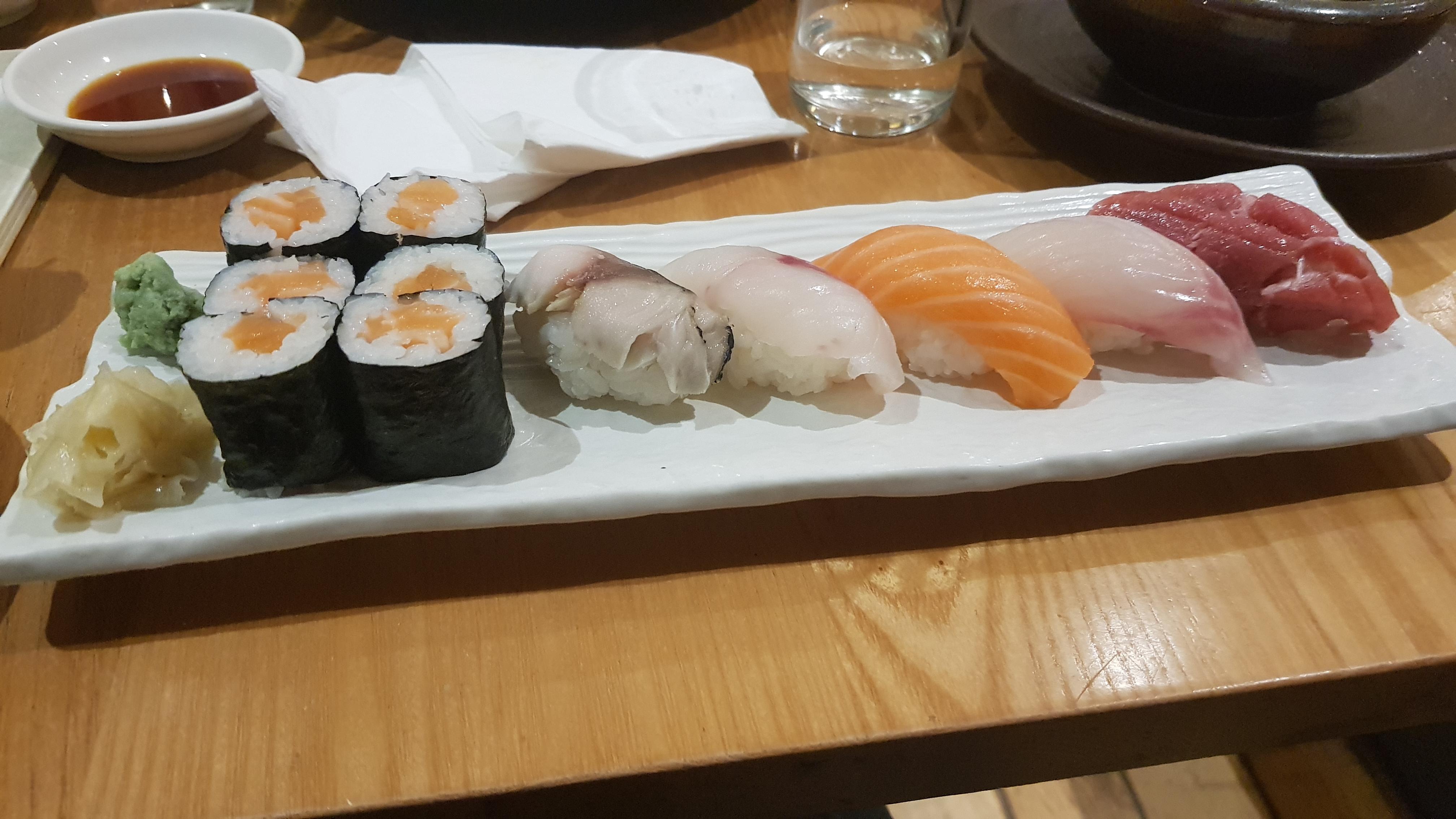 Had my first sushi last night! Turns out there was an awesome