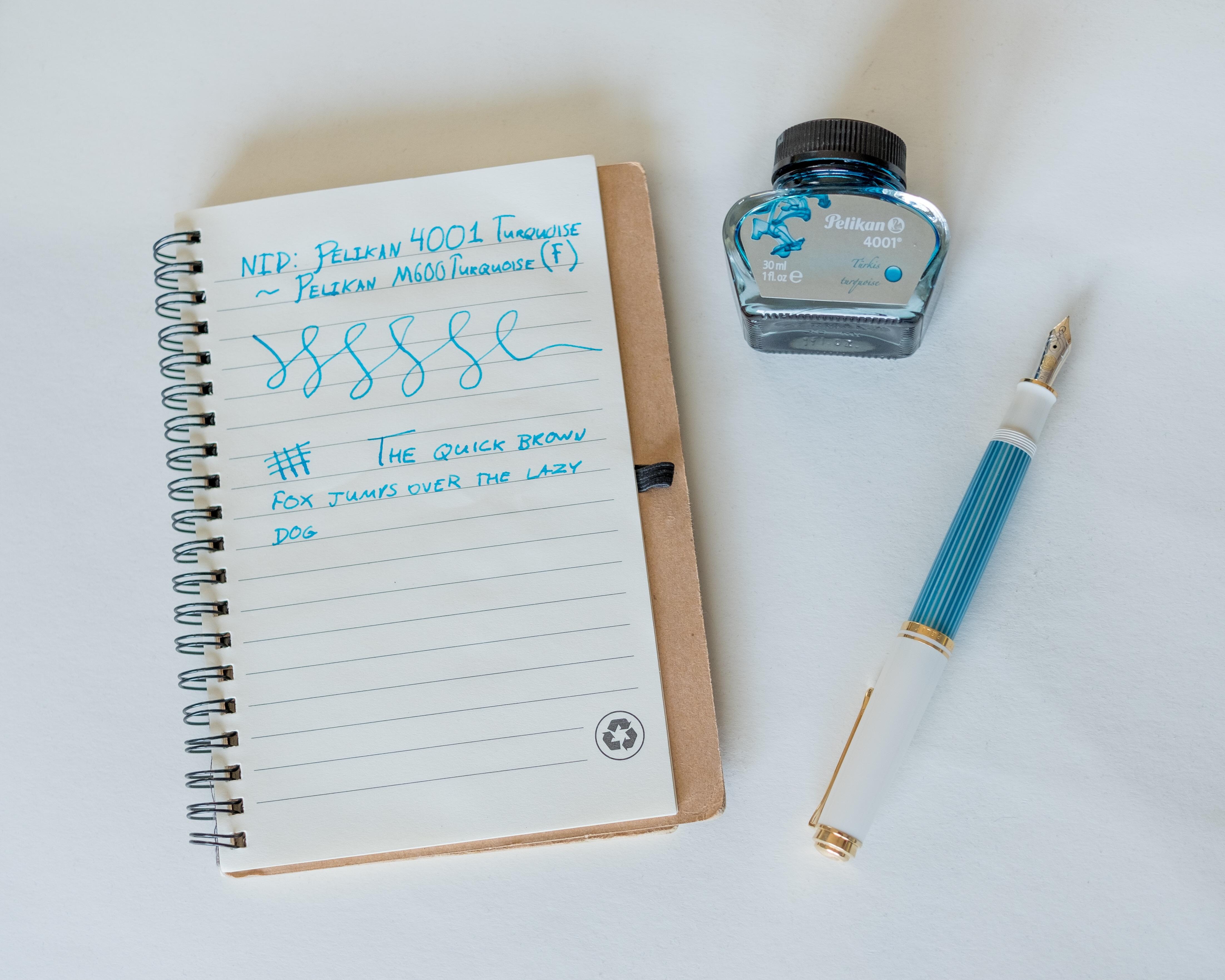Nid Pelikan 4001 Turquoise To Match My M600 Fountainpens