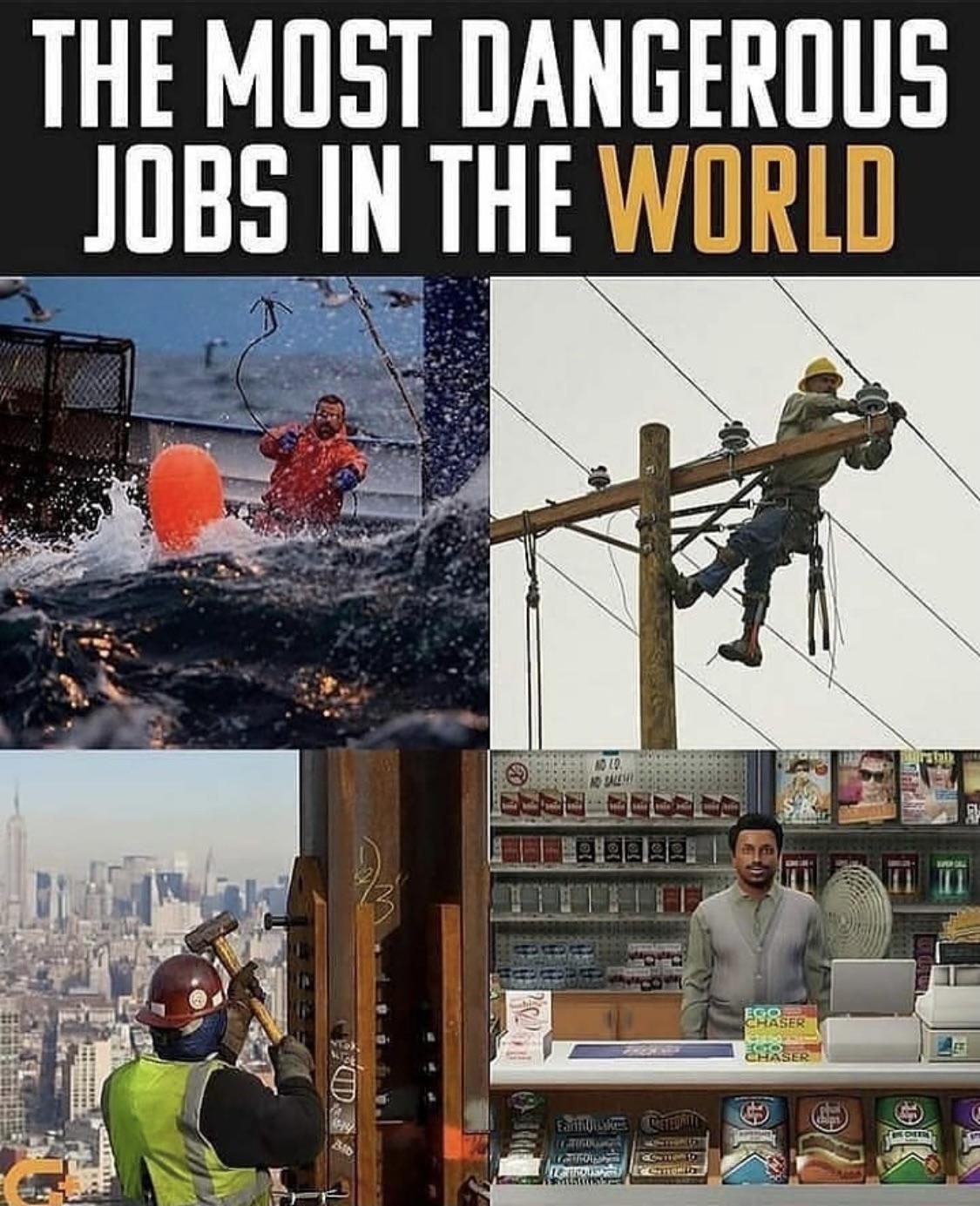 Most dangerous jobs 😂 r/pokelawls