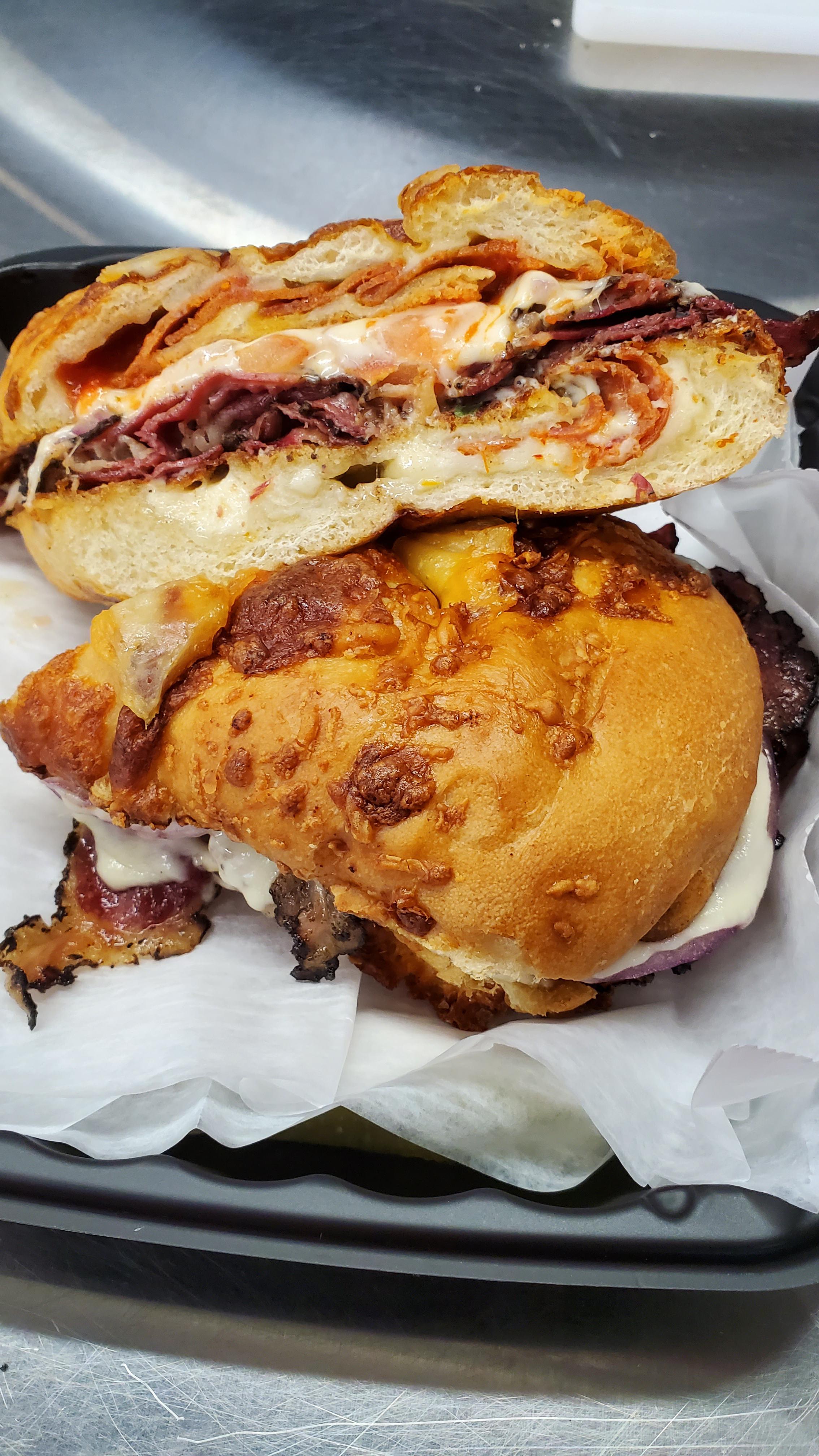 The very simple yet very effective 4am pregnant lady ham and swiss