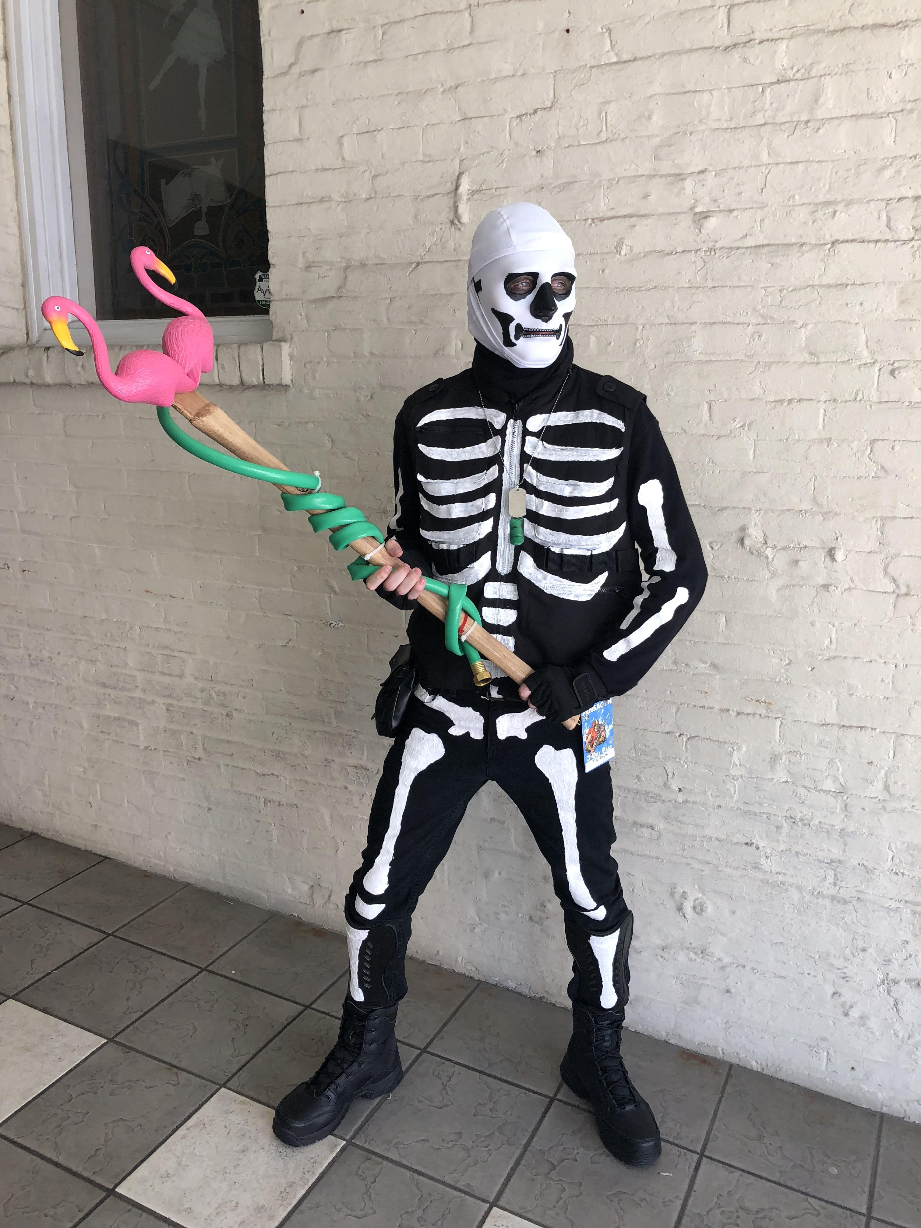My Skull Trooper Cosplay I wore Saturday at Pensacon (FL) FortNiteBR