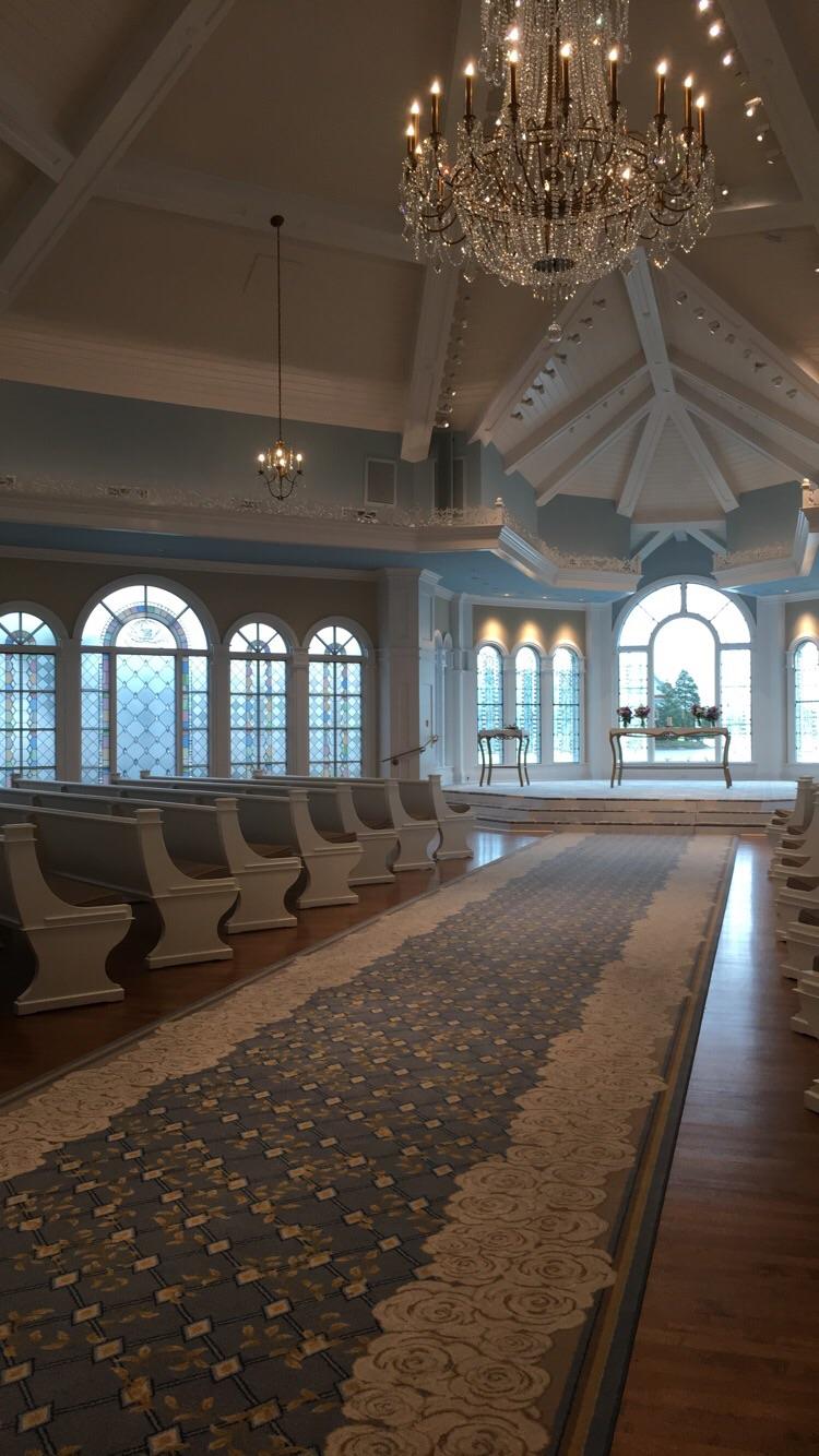 Went to a Wedding at the Grand Floridian Wedding Chapel, it really was