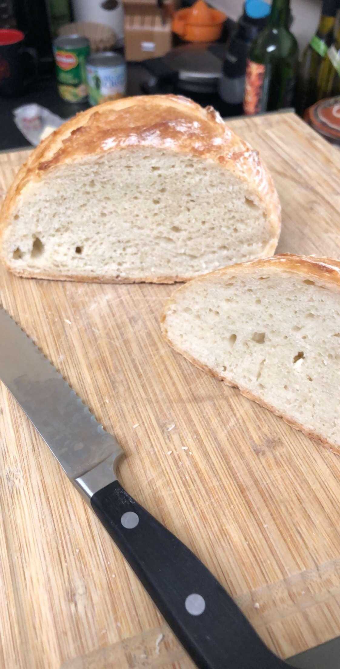 [Homemade] No Knead bread in my dutch oven r/food